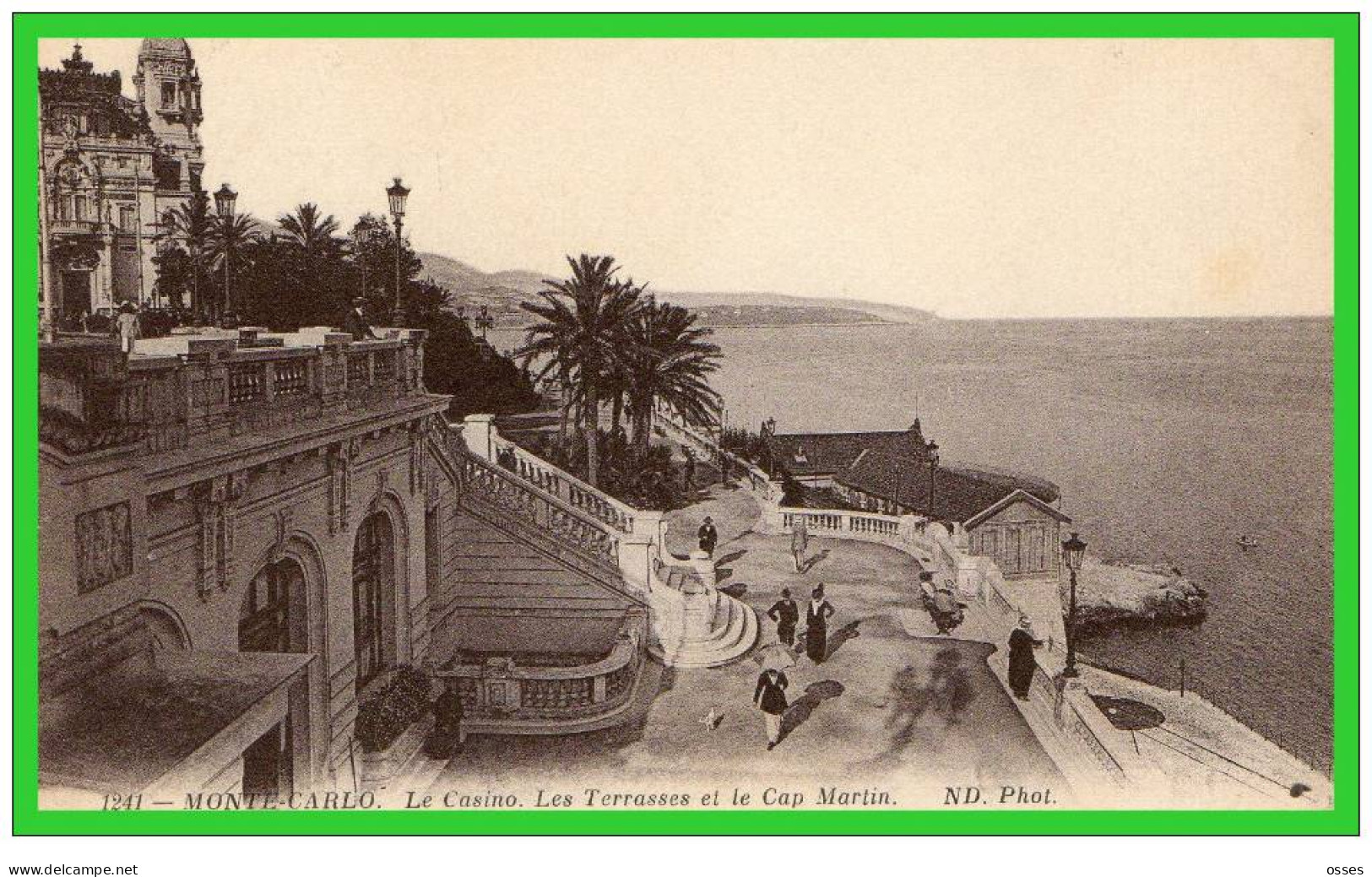 SIX C.P.A -MONTE CARLO-Terrasses-Cap Martin-Casino..(rectos versos)