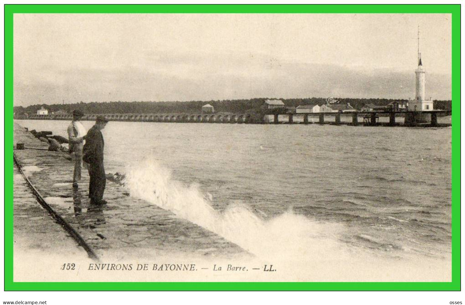 LE BOUCAU- Environs De Bayonne - La Barre. (recto Verso) - Boucau