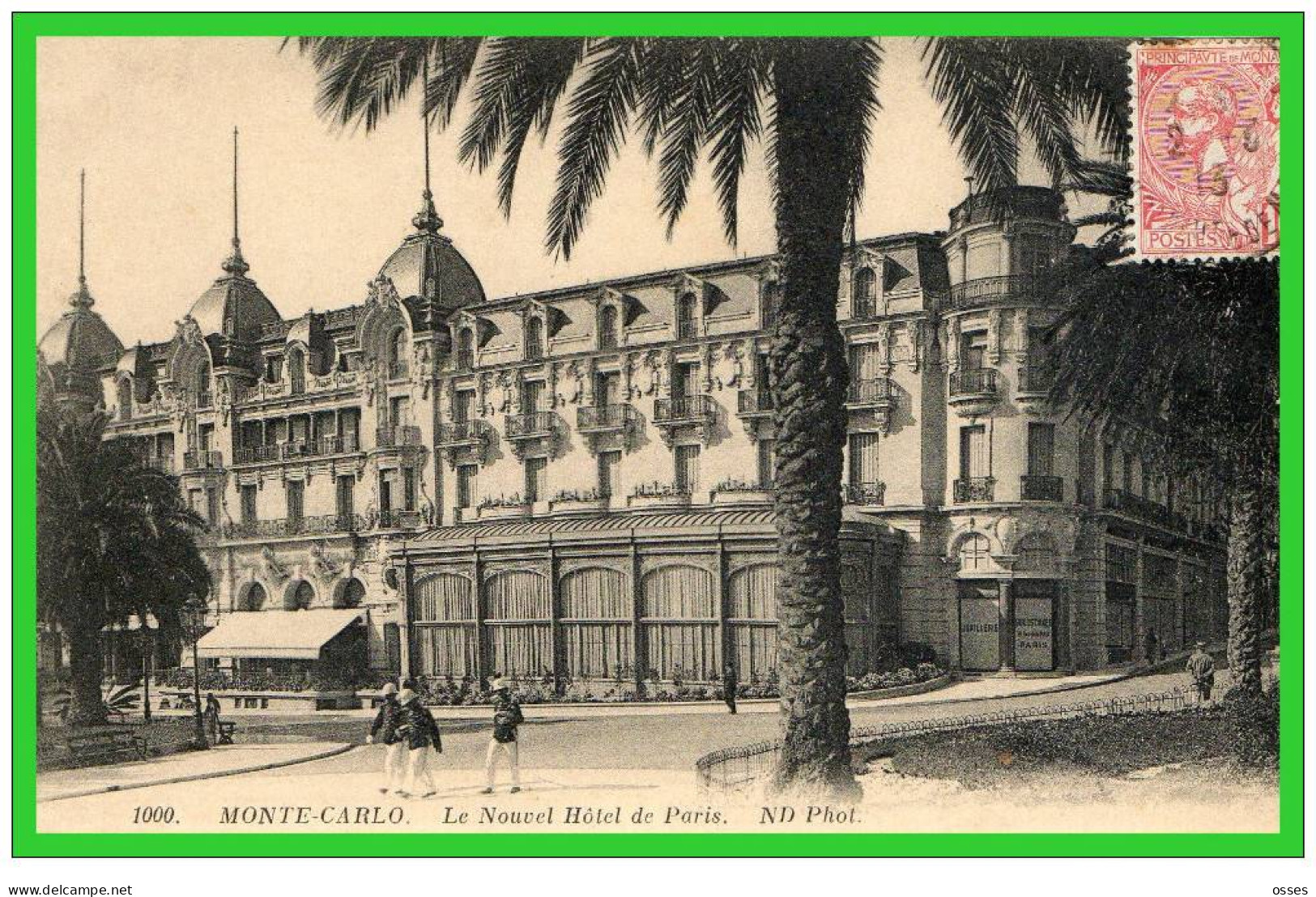 TROIS C.P.A.-MONTE-CARLO- Le Nouvel Hôtel De Paris-Hôtel De Paris (rectos Versos) - Hôtels