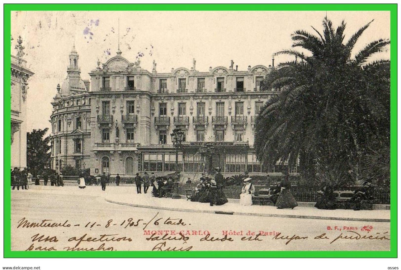 TROIS C.P.A.-MONTE-CARLO- Le Nouvel Hôtel De Paris-Hôtel De Paris (rectos Versos) - Hotels