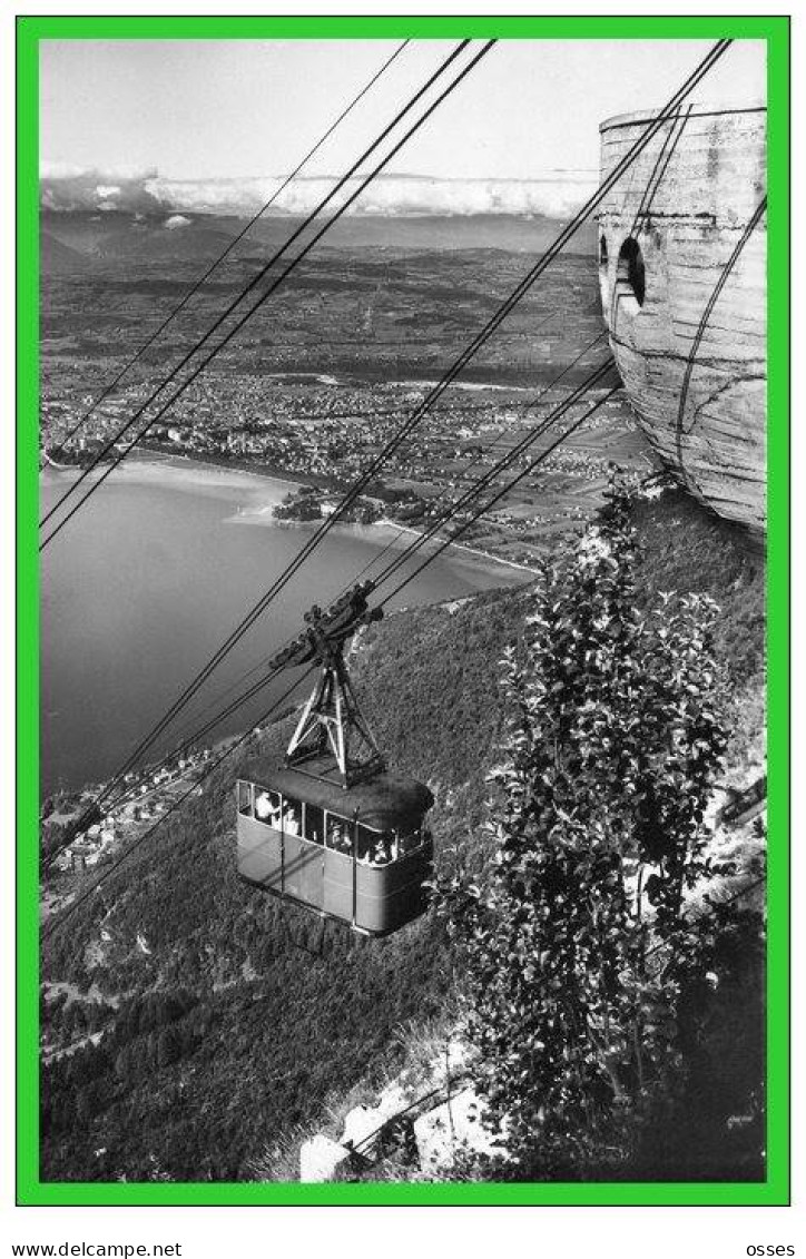 TELEFERIQUE DE VERYRIER DU LAC Station Supérieure Altitude 1300m. (recto Verso) - Veyrier