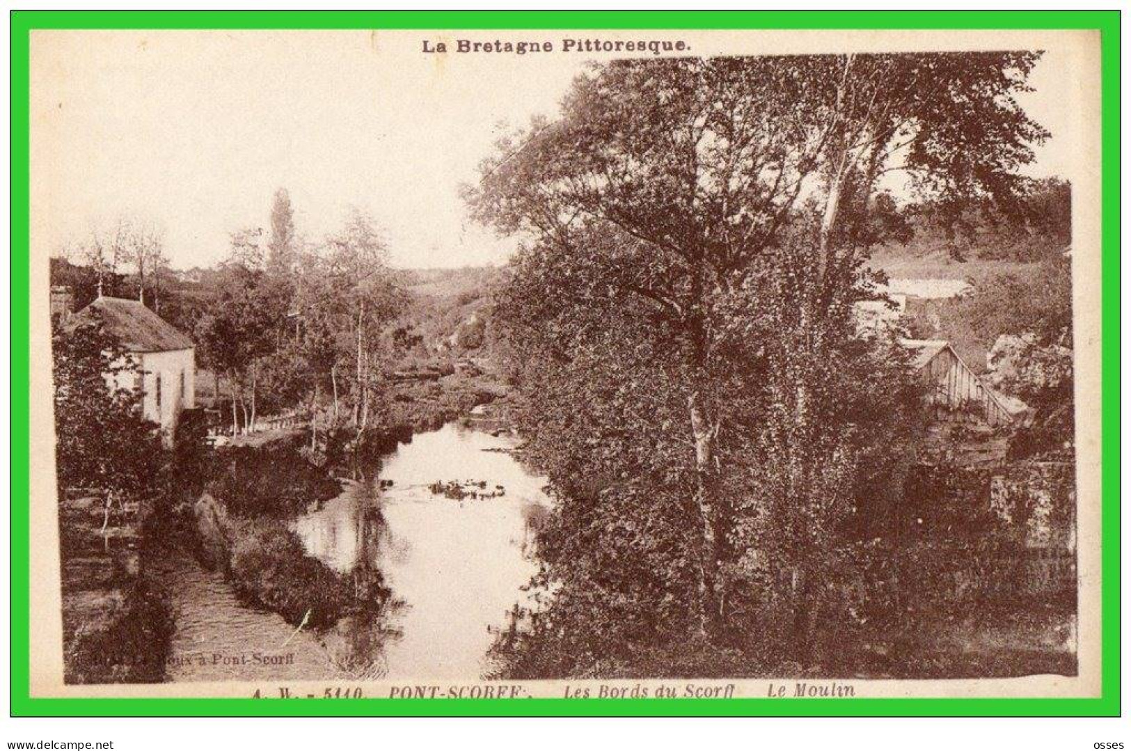 - SIX C.P.A - La Bretagne Pittoresque - PONT-SCORFF.(rectos versos))