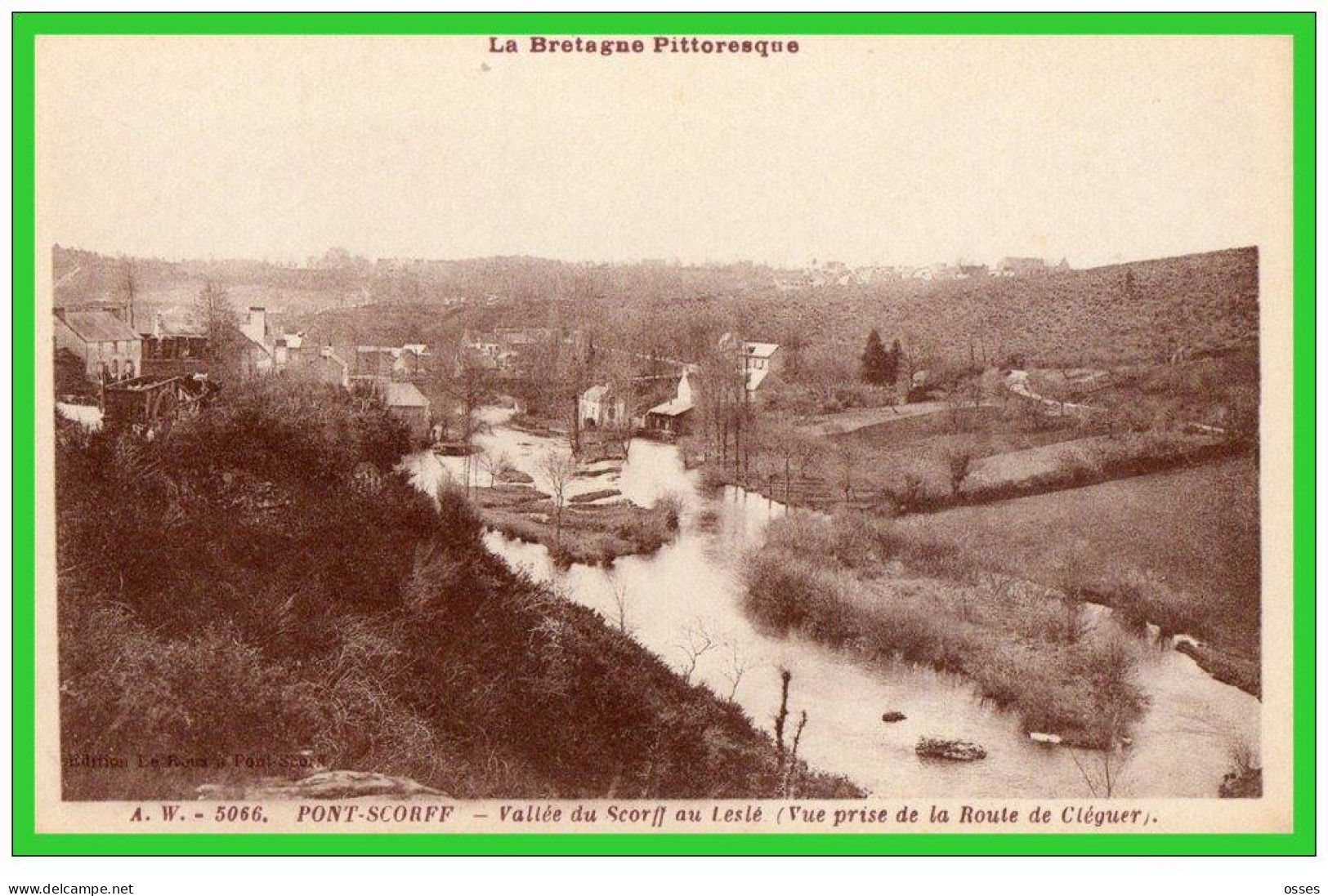 - SIX C.P.A - La Bretagne Pittoresque - PONT-SCORFF.(rectos versos))