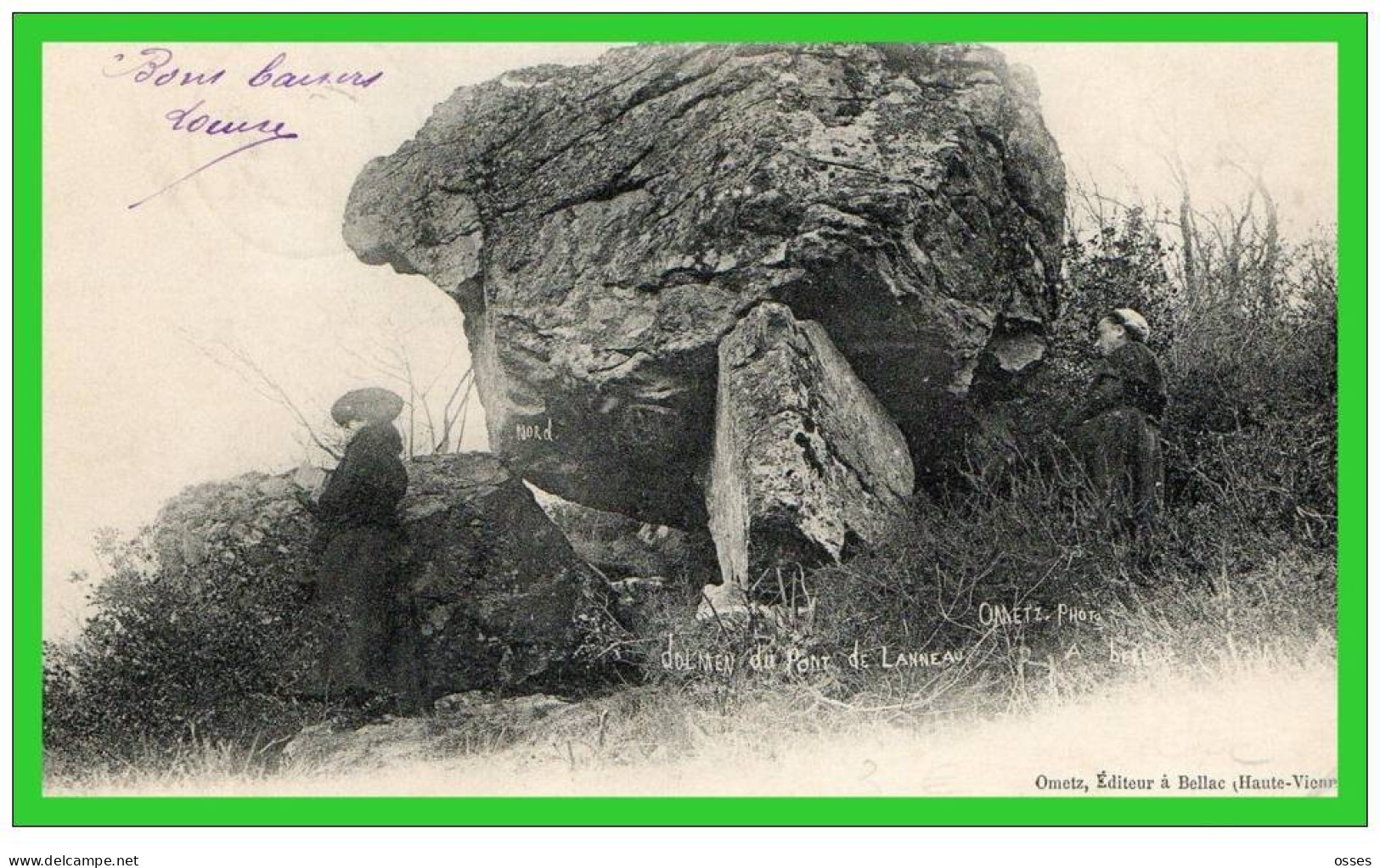 Dolmen Du Port De Lanneau (Haute Vienne) (recto Verso) - Dolmen & Menhirs