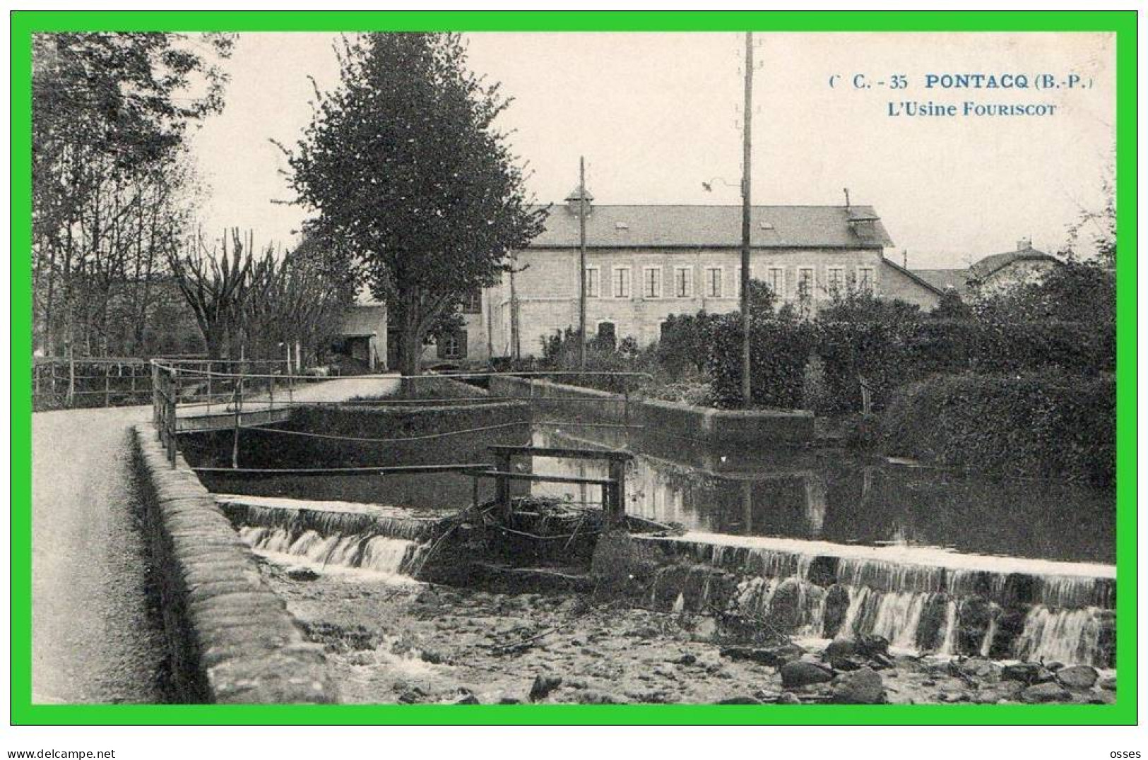 35- PONTACQ - L'Usine Fouriscot.. (recto Verso) - Pontacq