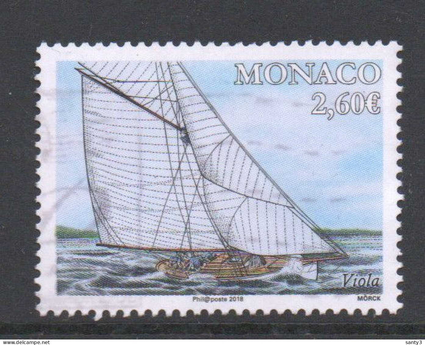 Monaco 2018 Yv 3161, Hoge Waarde,  Gestempeld - Used Stamps