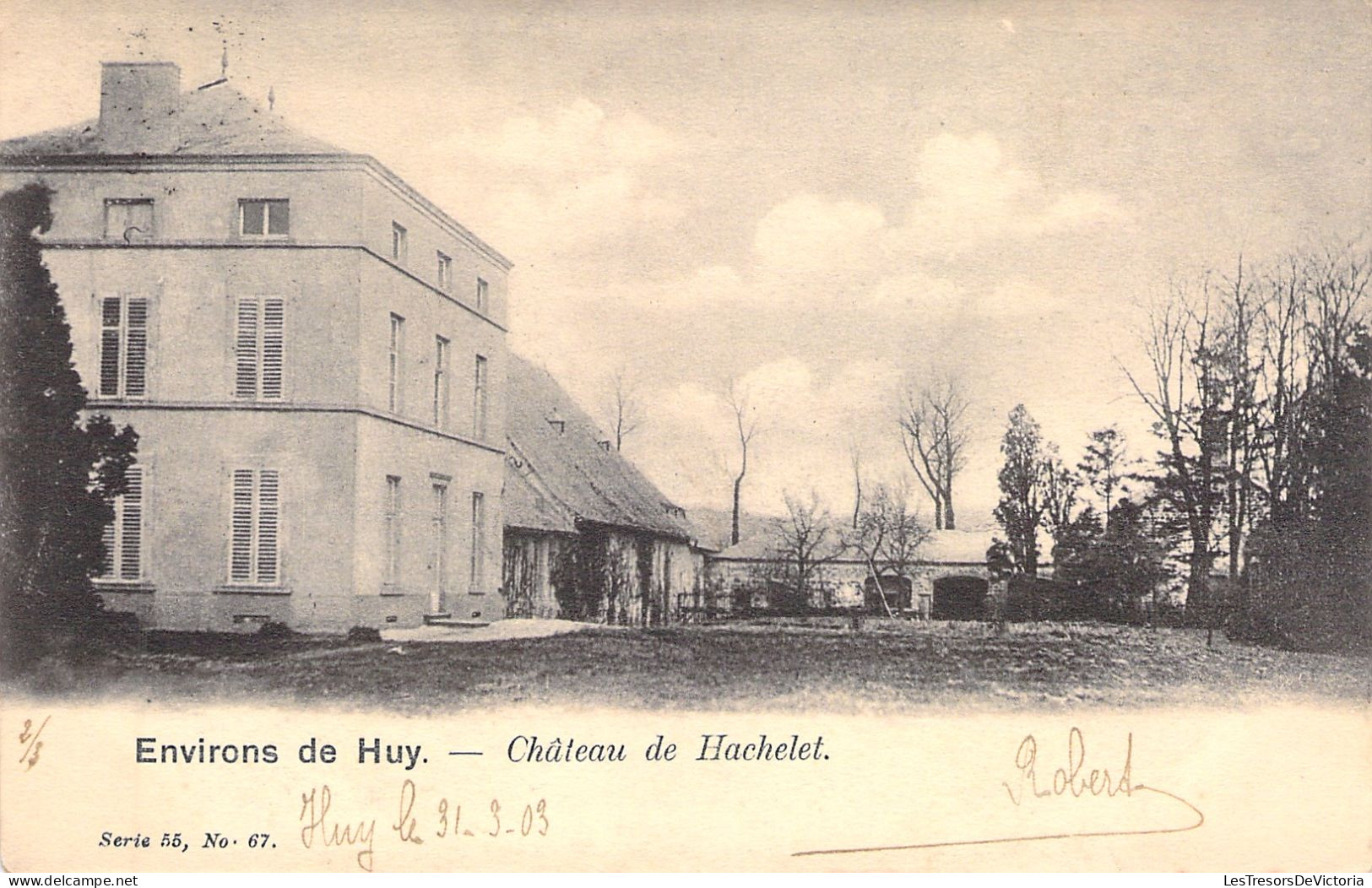 BELGIQUE - Environs De Huy - Chateau De Hachelet - Carte Postale Ancienne - Hoei