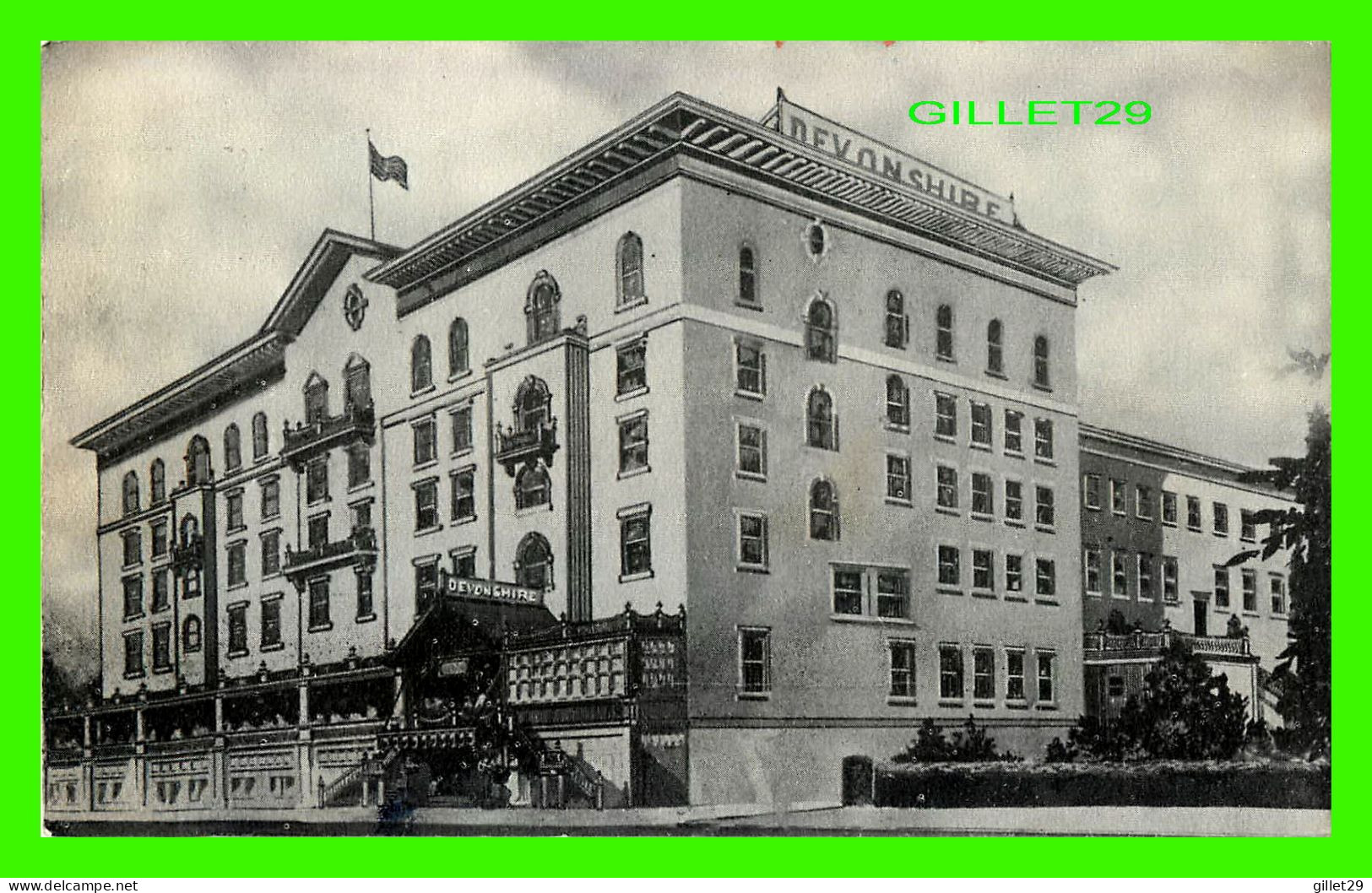 ATLANTIC CITY, NJ - DEVONSHIRE HOTEL - FETTER & HOLLINGER, OWNERSHIP - TRAVEL IN 1936 - BARTON-COTTON INC - - Atlantic City