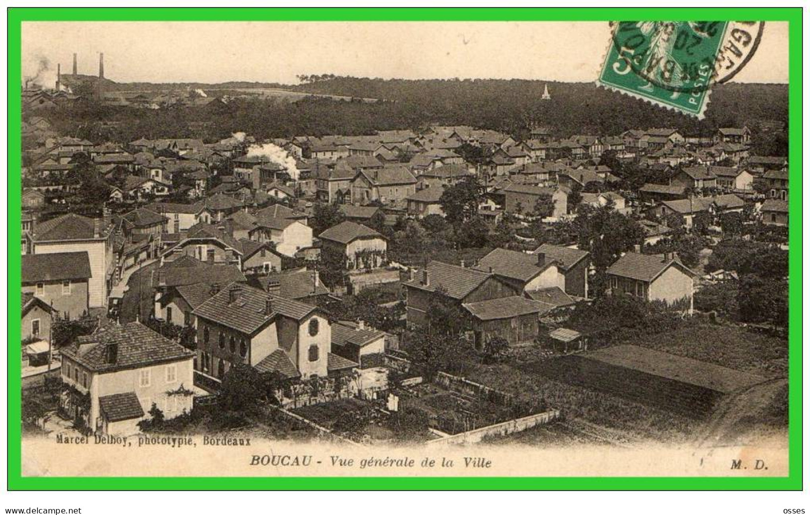 - BOUCAU-Vue Générale De La Ville...(recto Verso) - Boucau