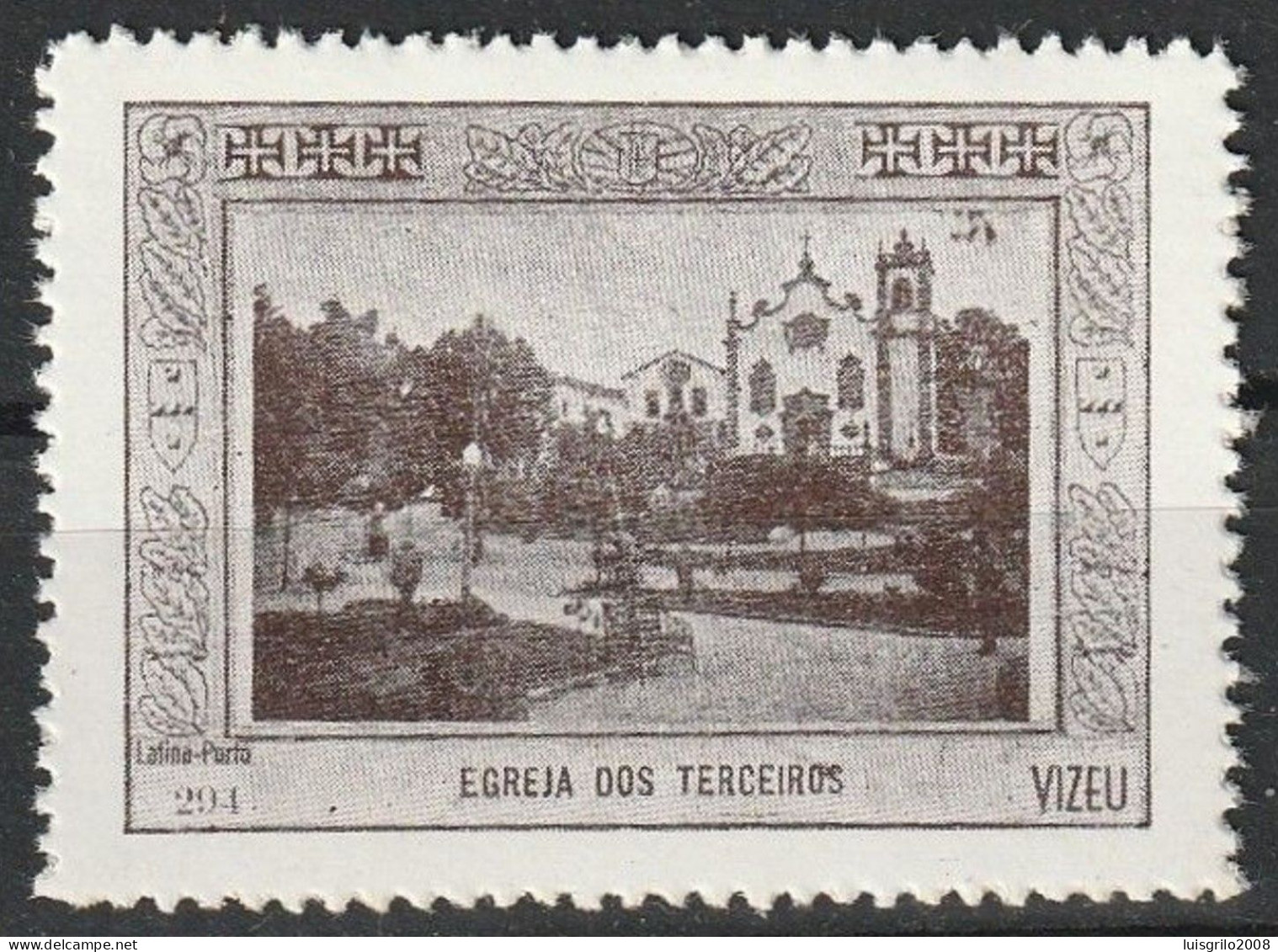 Vignette/ Vinheta, Portugal - Vizeu. Egreja Dos Terceiros -||- MNG, Sans Gomme - Local Post Stamps