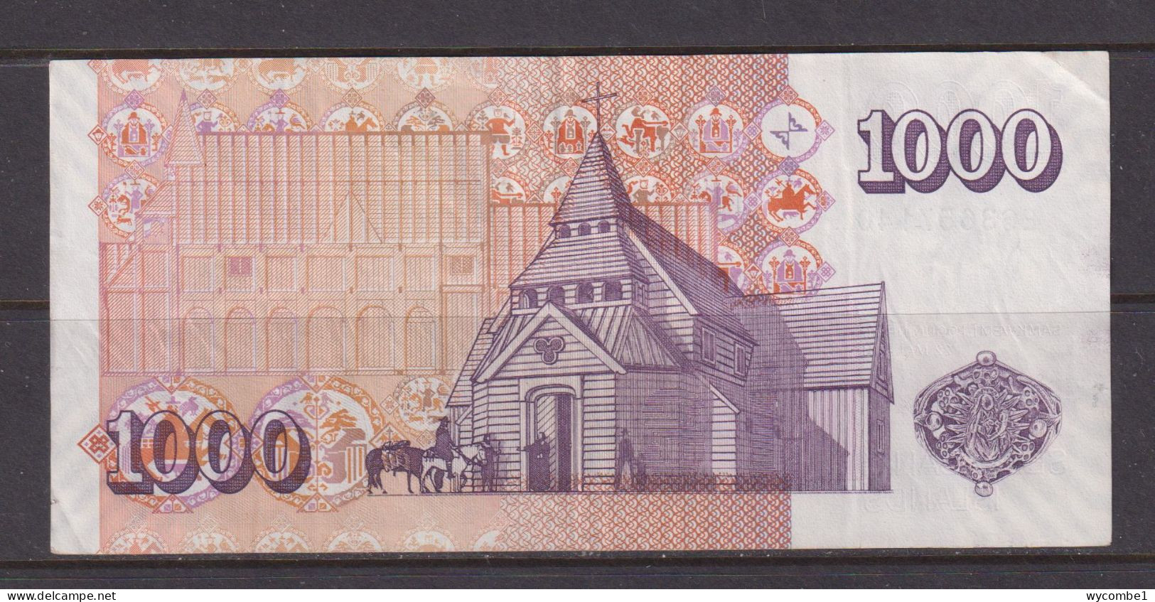 ICELAND -  2001 1000 Kronur Circulated  Banknote - Islandia