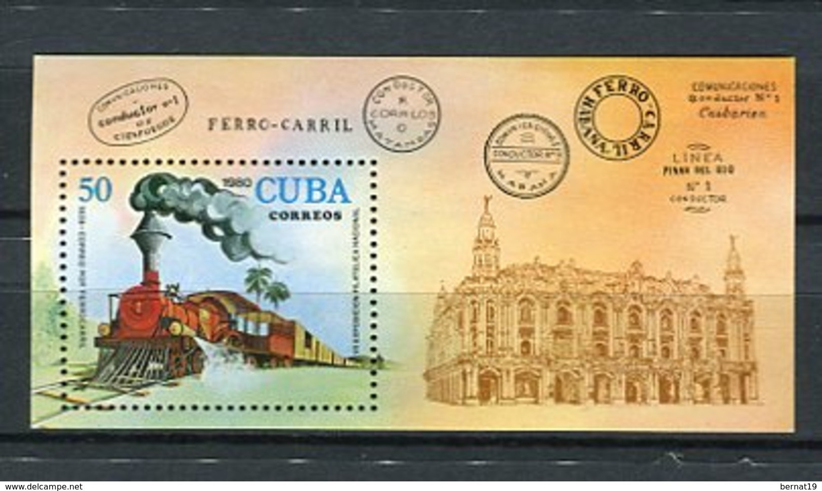 Cuba 1980. Yvert Block 64 ** MNH. - Blocs-feuillets