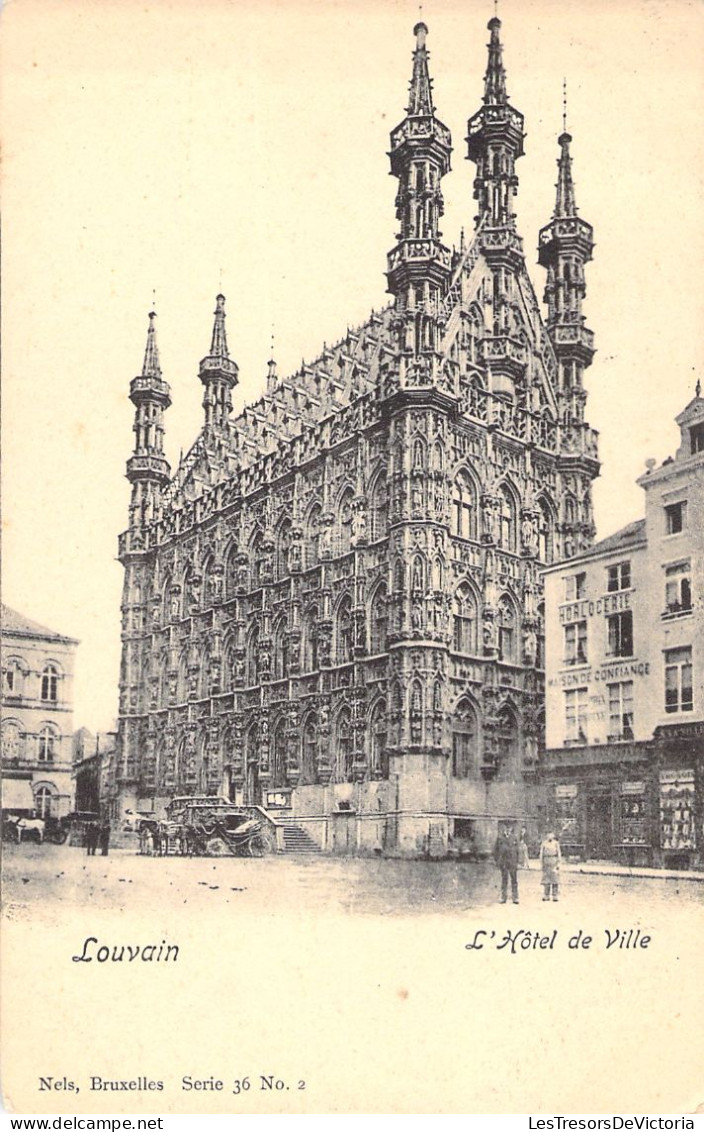 BELGIQUE - Louvain - L'hotel De Ville - Nels - Carte Postale Ancienne - Leuven