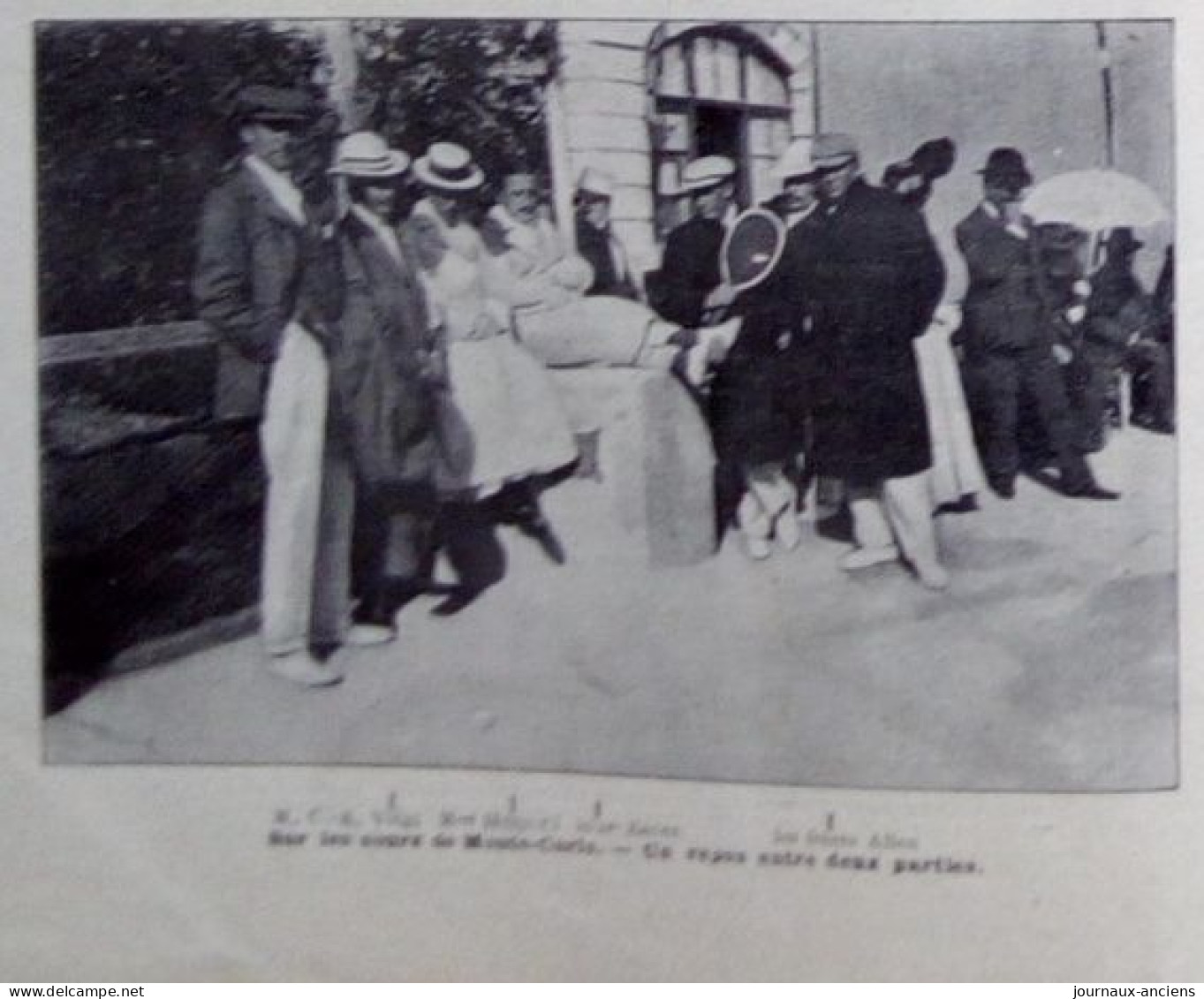 1901 TOURNOI DE TENNIS DE MONTE CARLO - HILLYARD -  LA VIE AU GRAND AIR - Other & Unclassified