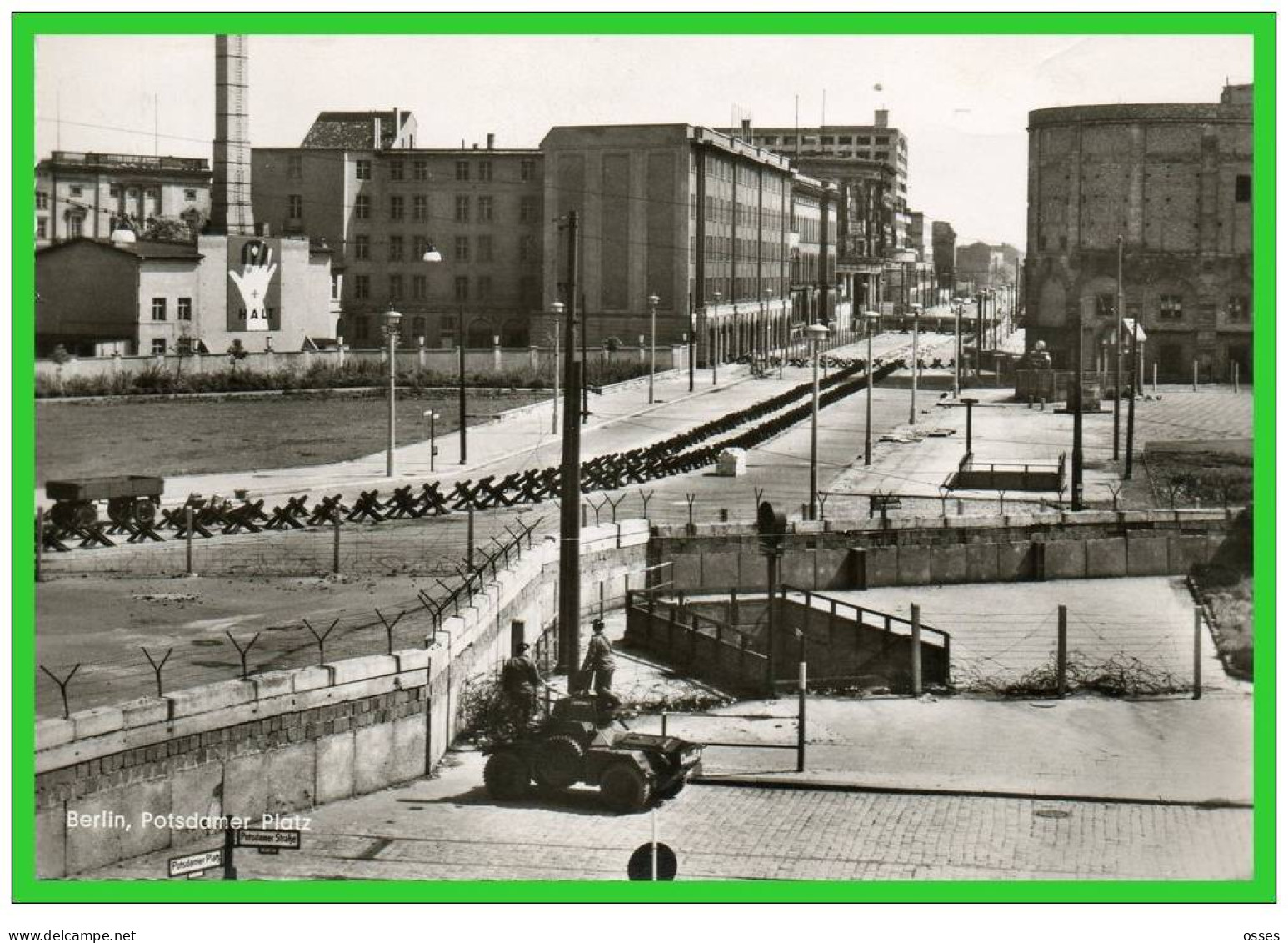 MUR De BERLIN -Potsdamer Platz-(recto Verso) - Muro Di Berlino