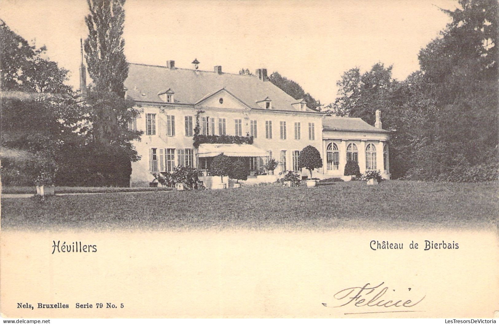 BELGIQUE - Hevillers - Chateau De Bierbais - Nels - Carte Postale Ancienne - Otros & Sin Clasificación