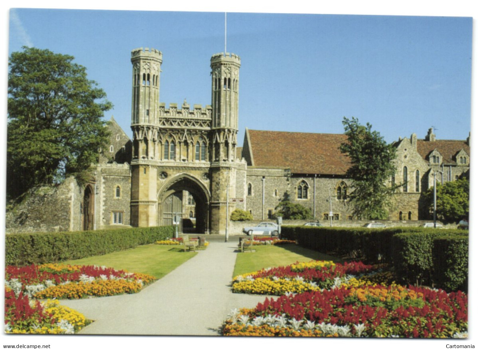 Canterbury - Lady Wooton's Green And The Gateway Of St. Augustine's Abbaey - Canterbury