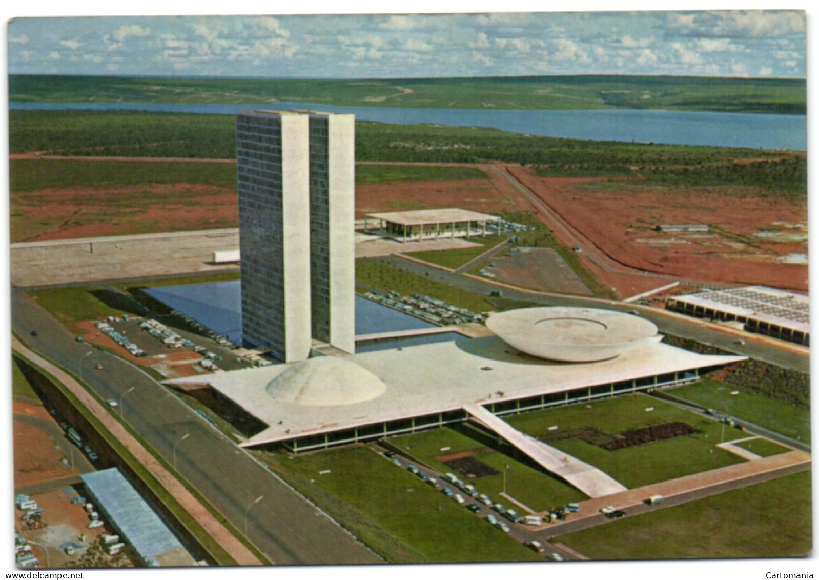 Brasilia - Brasil - Vista Aérea Do Congresso - - Brasilia