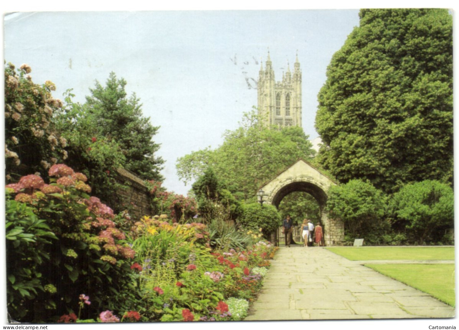 Canterbury Cathedral - Bell Harry Tower From The Memorial Garden - Canterbury