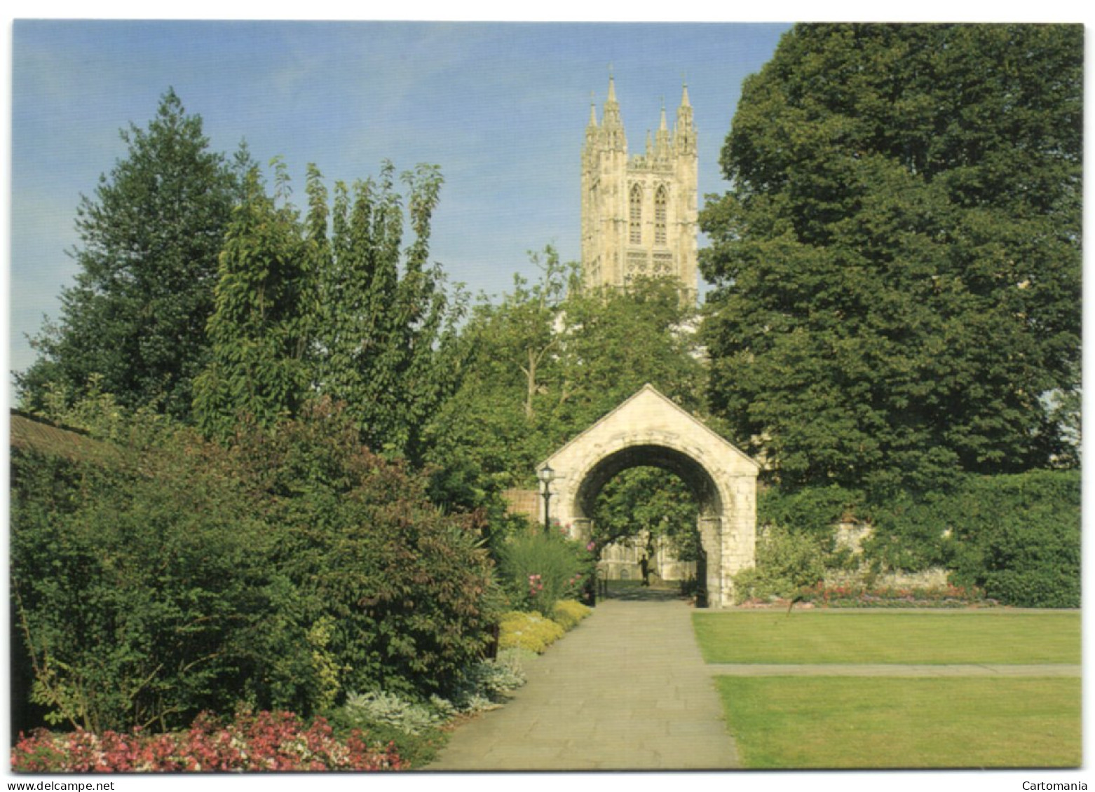 Canterbury Kent - The Cathedral From Kent War Memoiral Garden - Canterbury
