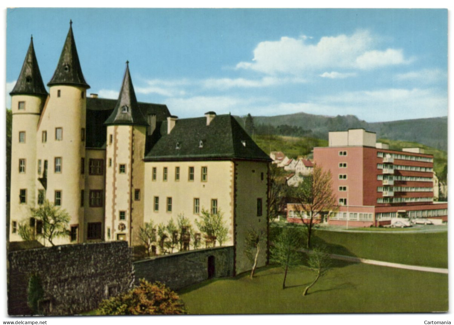 Lohr A. Main - Kurmainzer Schloss Mit Kreiskrankenhaus - Lohr