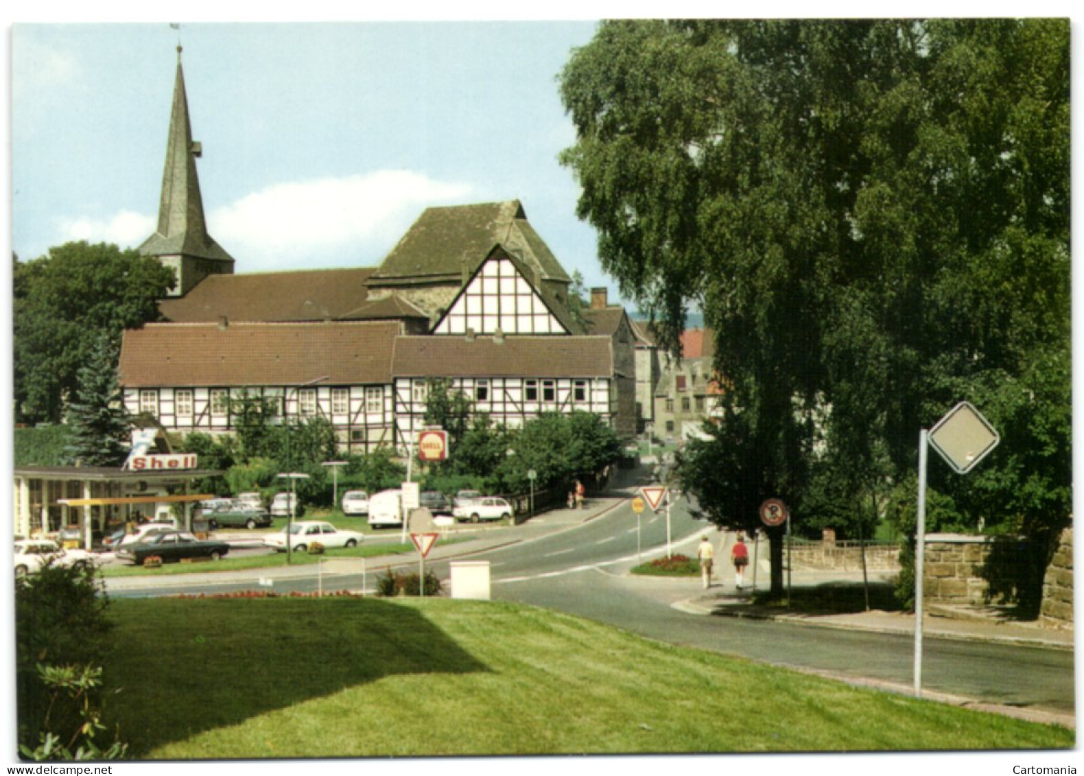 Uslar Im Solling - Blick Auf Stift U. St. Johannis-Kirche - Uslar