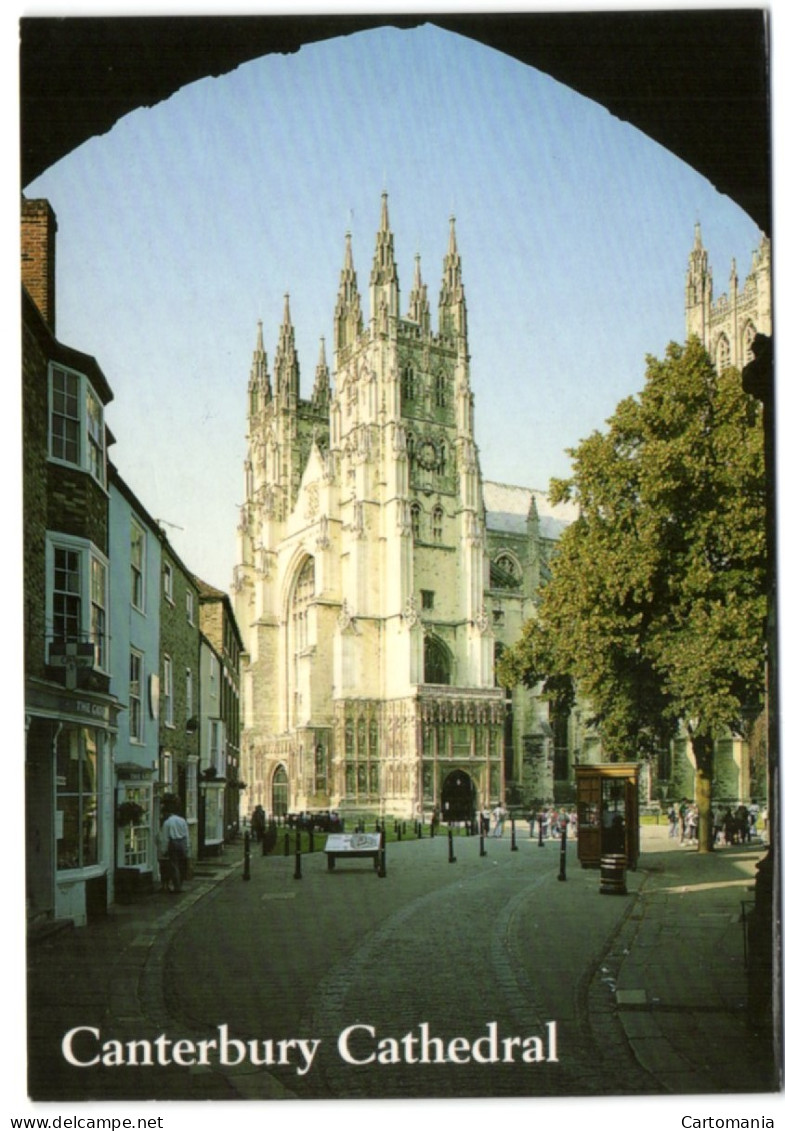 Canterbury Cathedral From Christchurch Gate - Canterbury