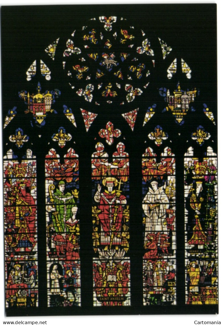 Canterbury Catedral - Kent - St. Anselm's Window - Canterbury
