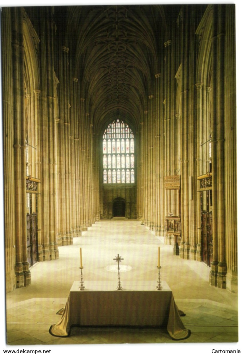 Canterbury Catedral - Kent - The Nave Looking West - Canterbury