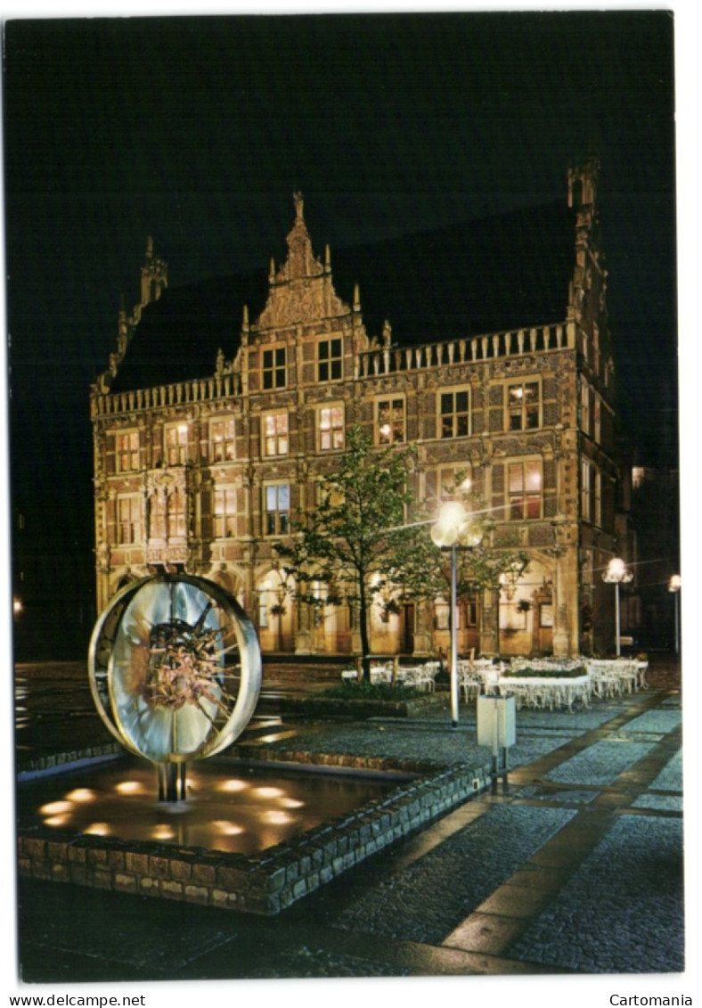 Bocholt - Rathaus Mit Europabrunnen - Bocholt