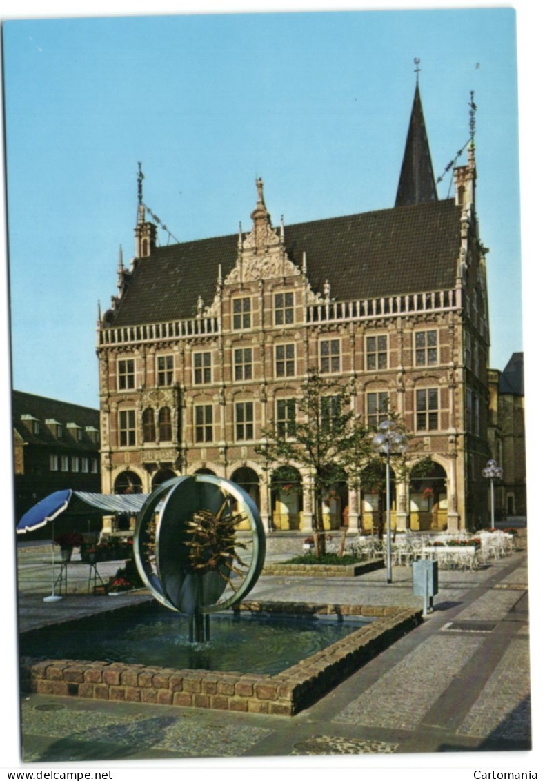 Bocholt - Rathaus Mit Europabrunnen - Bocholt