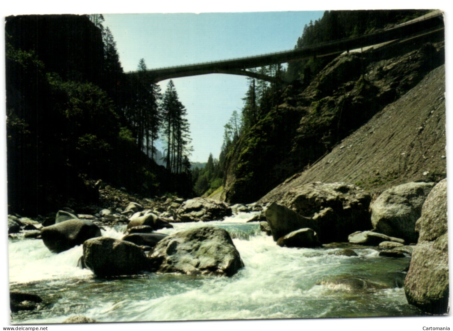 Thusis / Tusan (GR) - Neue Brücke Der N13 In Der Viamala - Thusis