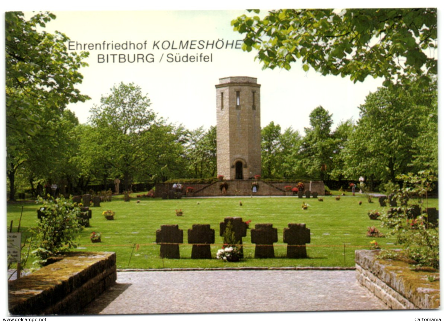 Bitburg / Südeifel -Ehrenfriedhof Kolmeshöhe - Bitburg