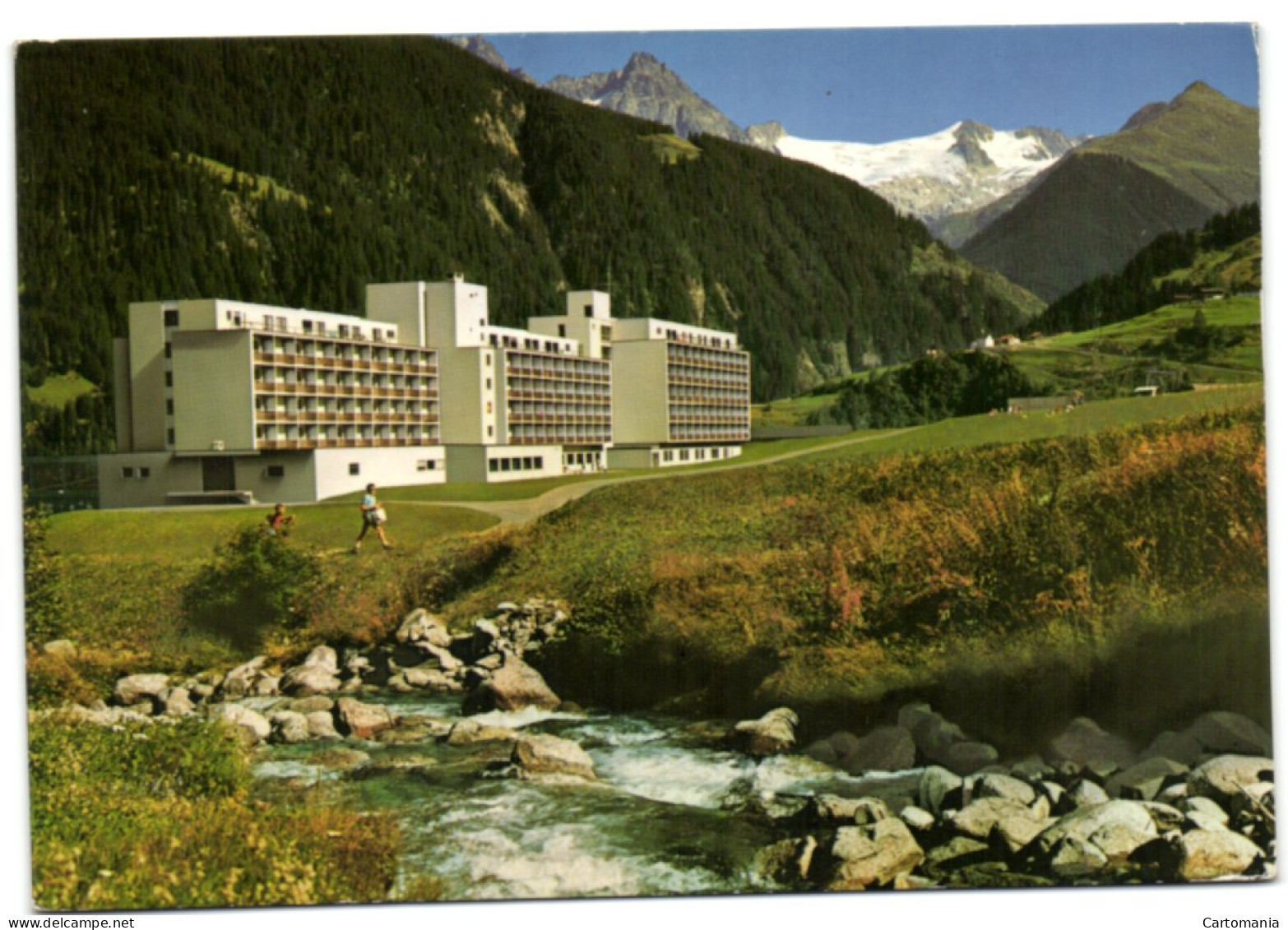 Disentis - Hotel Acla Da Fontauna Mit Dem Medelser-Gletscher - Medel