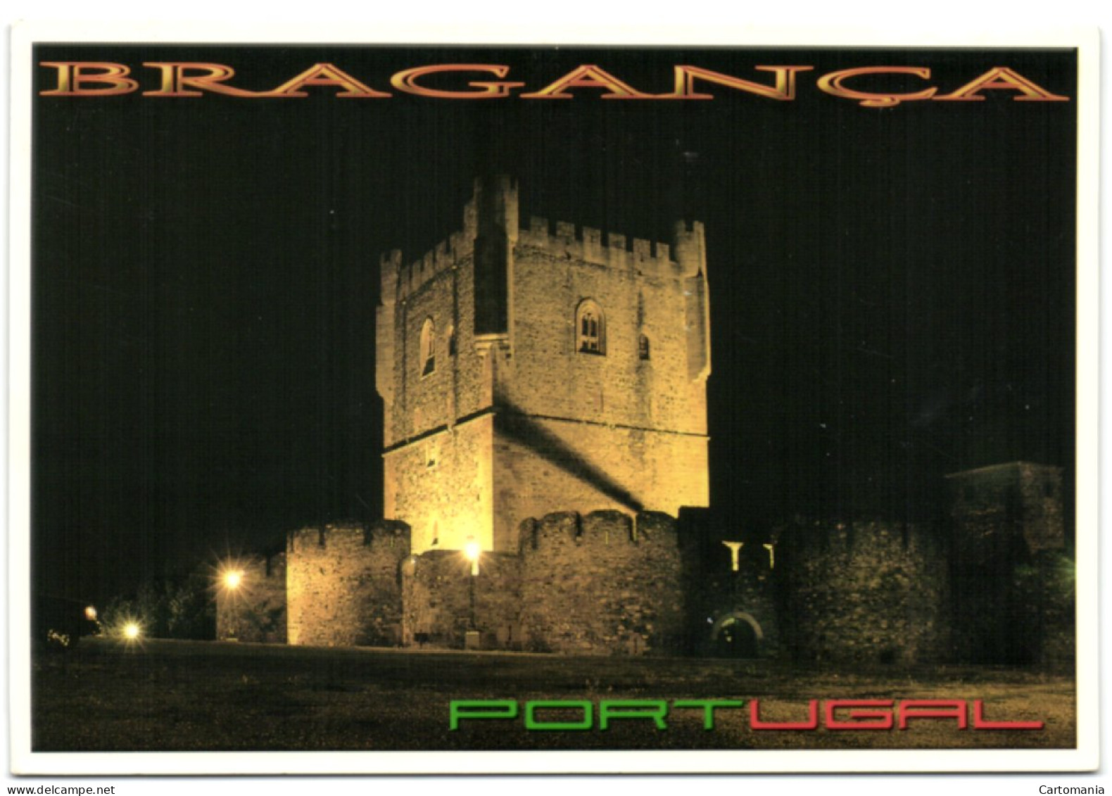 Bragança - Vista Nocturna Do Castelo - Bragança