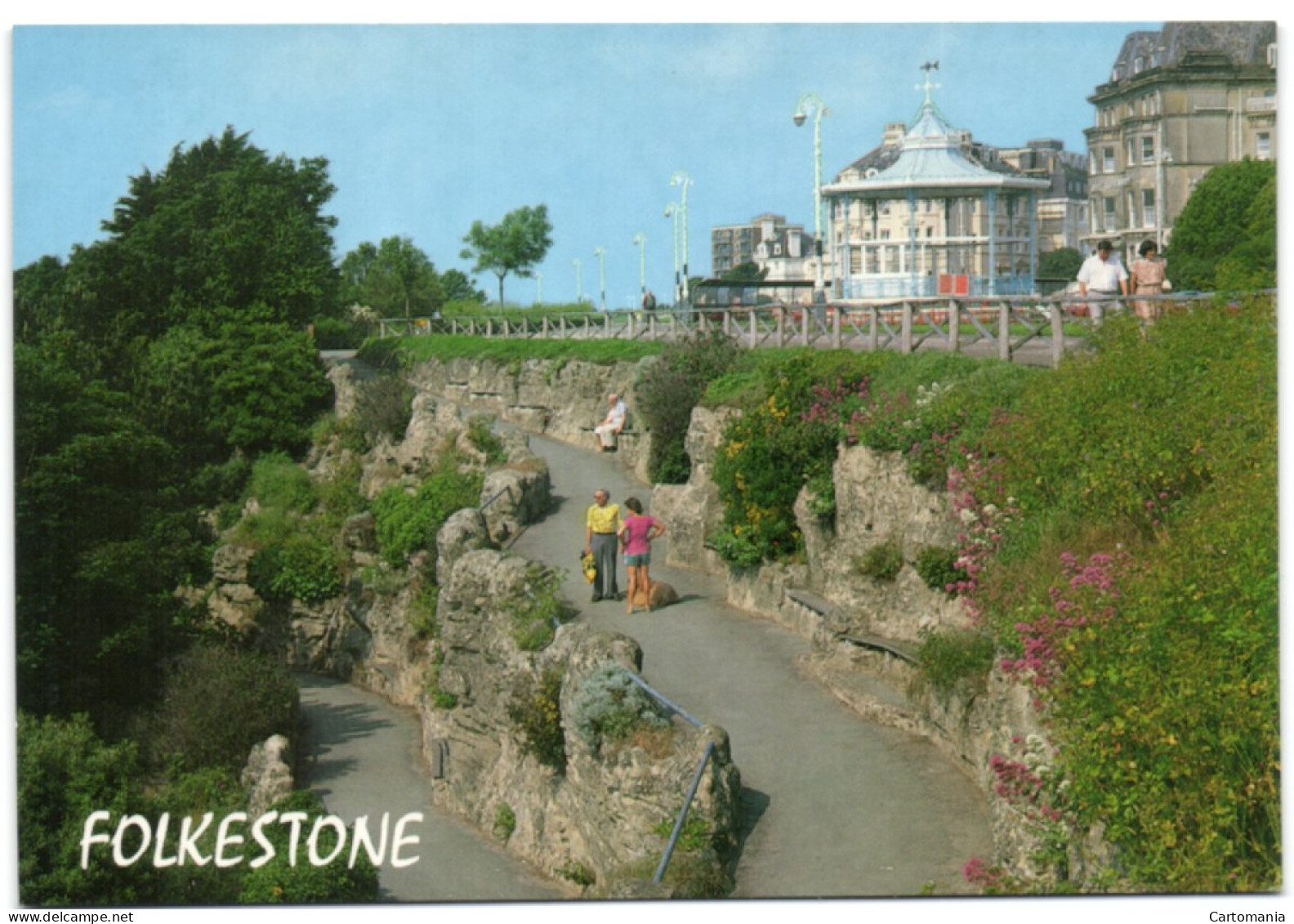 Folkestone - The Zig-Zag Walk - Folkestone