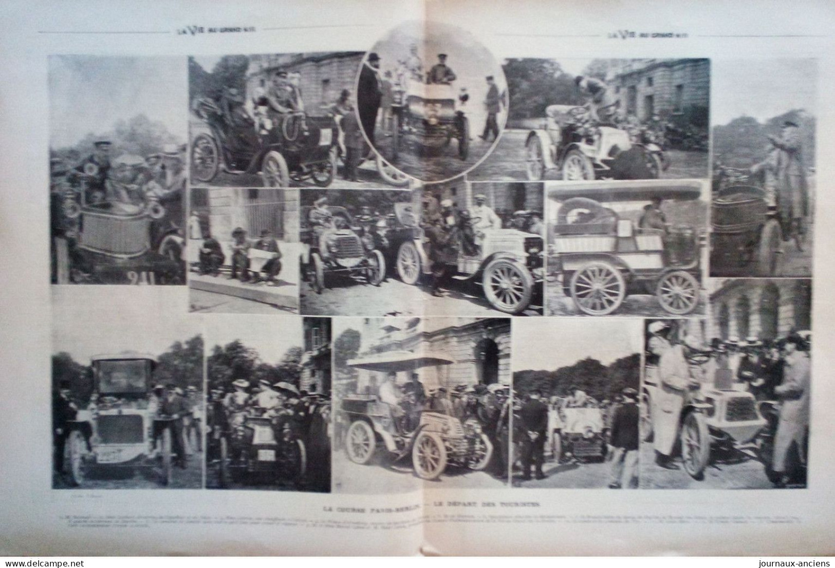 1901 COURSE AUTOMOBILE PARIS BERLIN - LA BARONNE ZUYLE DE NYEVELT - LA VIE AU GRAND AIR - Automobile - F1