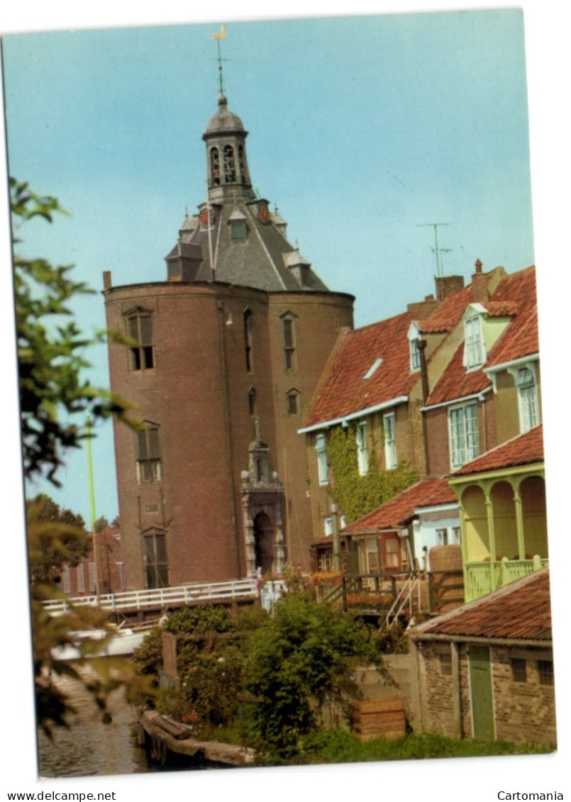 Enkhuizen - Drommedaris Met Achterzijde Zuiderspui - Enkhuizen