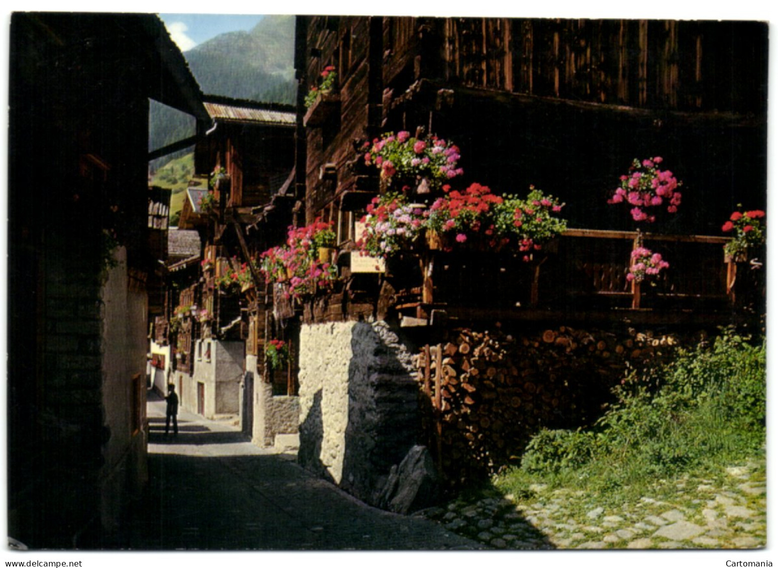 Intérieur Du Village De Grimentz - Val D'Anniviers - Grimentz