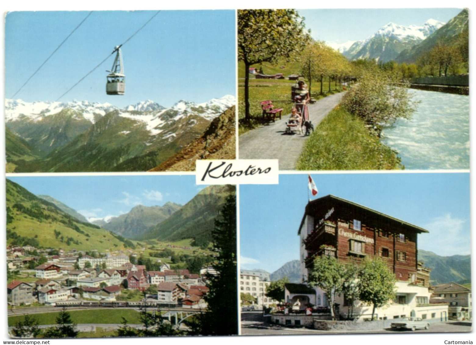 Klosters - Luftseilbahn Gotschnagrat Mit Silvretta - Klosters