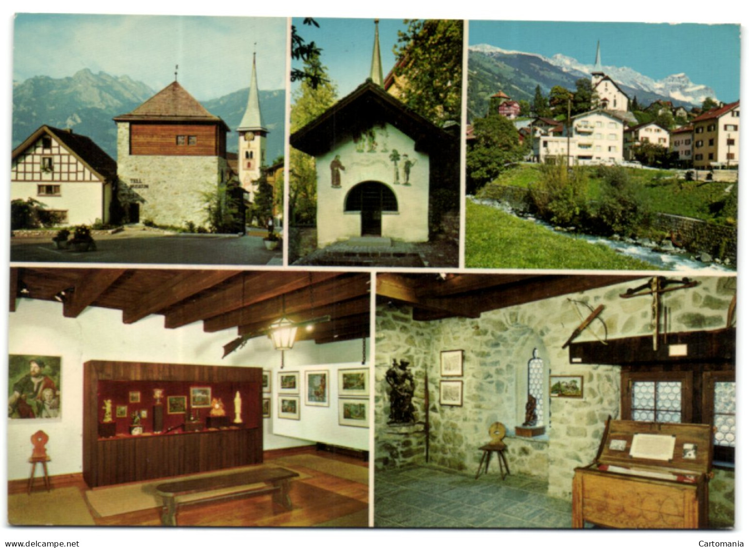 Tellsmuseum Uri - Bürglen - Tellspkapelle Dorfpartie Innenräume Des Museums - Bürglen