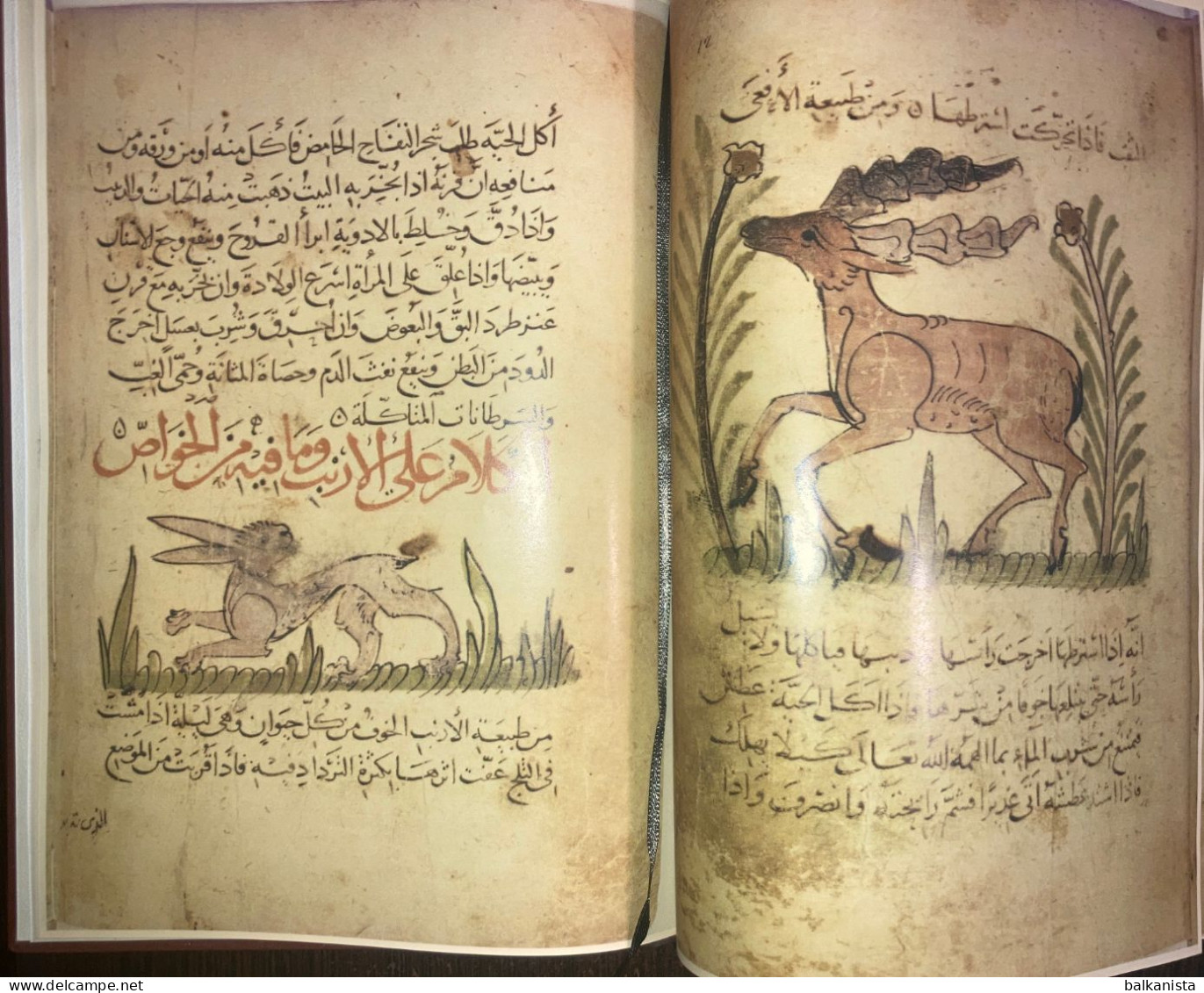 Kitab Manafi al Hayavan Bakhtishu Usefulness of Animals ARABIC Havass Facsimile