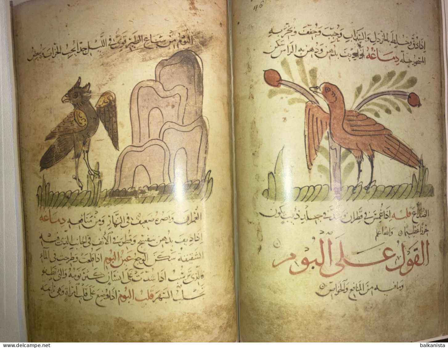 Kitab Manafi al Hayavan Bakhtishu Usefulness of Animals ARABIC Havass Facsimile