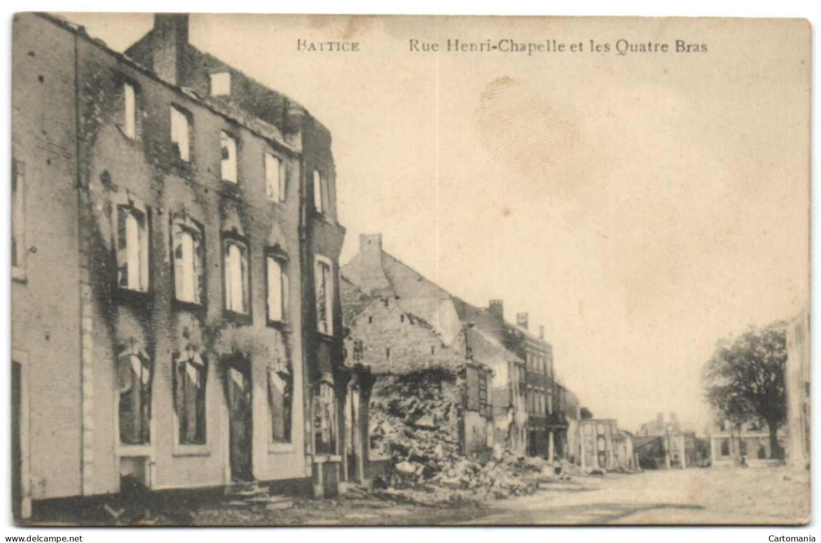 Battice - Rue Henri-Chapelle Et Les Quatre Bras - Herve