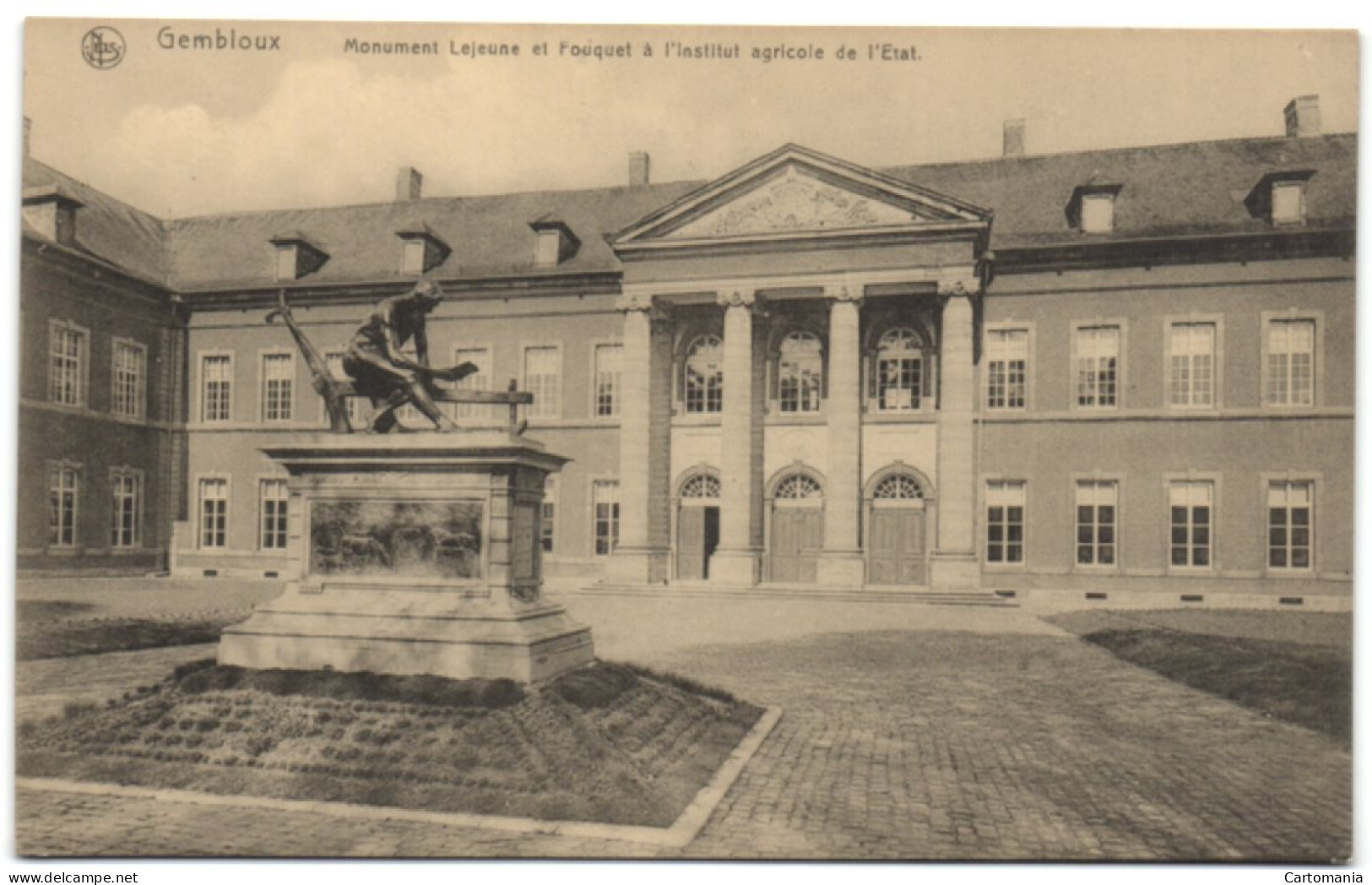 Gembloux - Monument Lejeune Et Fouquet à L'Institut Agricole De L'Etat - Gembloux