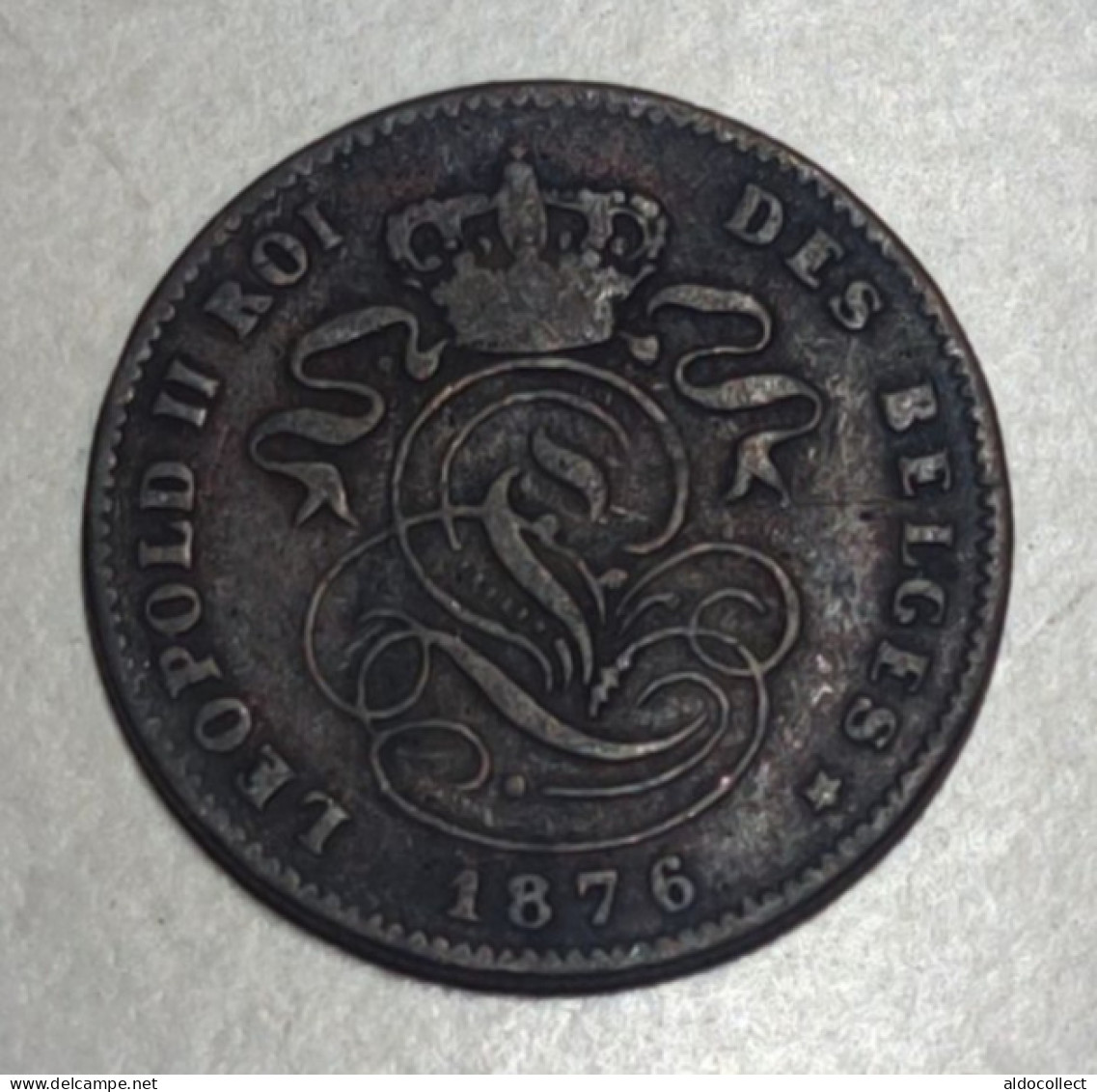 Belgio Belgium 2 Cents 1876 - 2 Cents