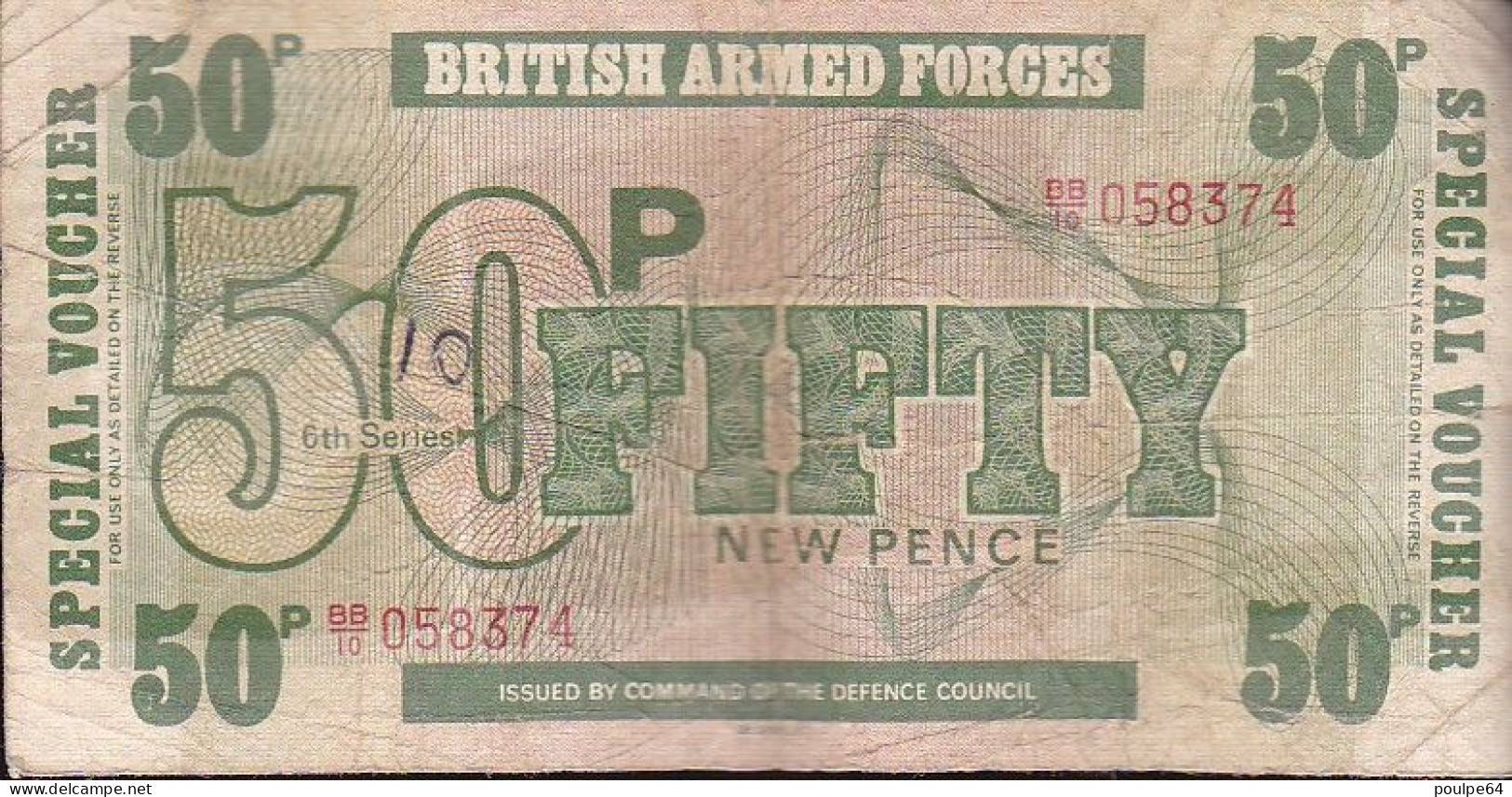 50 Pence  - British Armed Forges - 50 Pounds