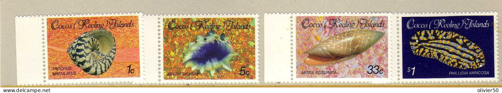 Iles Coco - Keeling -  - Coquillages -  Neufs** - MNH - Cocos (Keeling) Islands