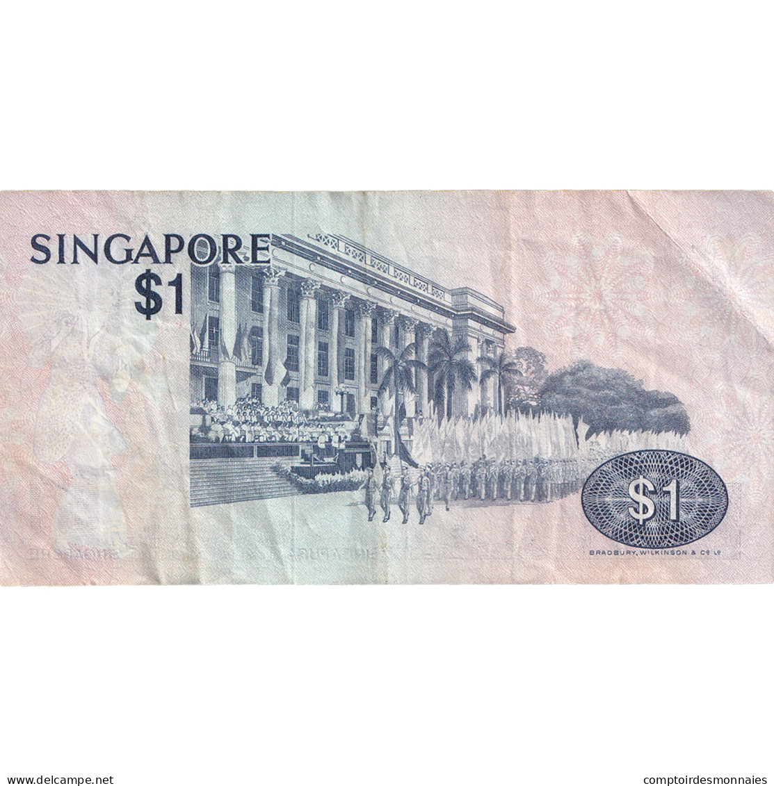 Billet, Singapour, 1 Dollar, Undated (1976), KM:9, TTB+ - Singapore