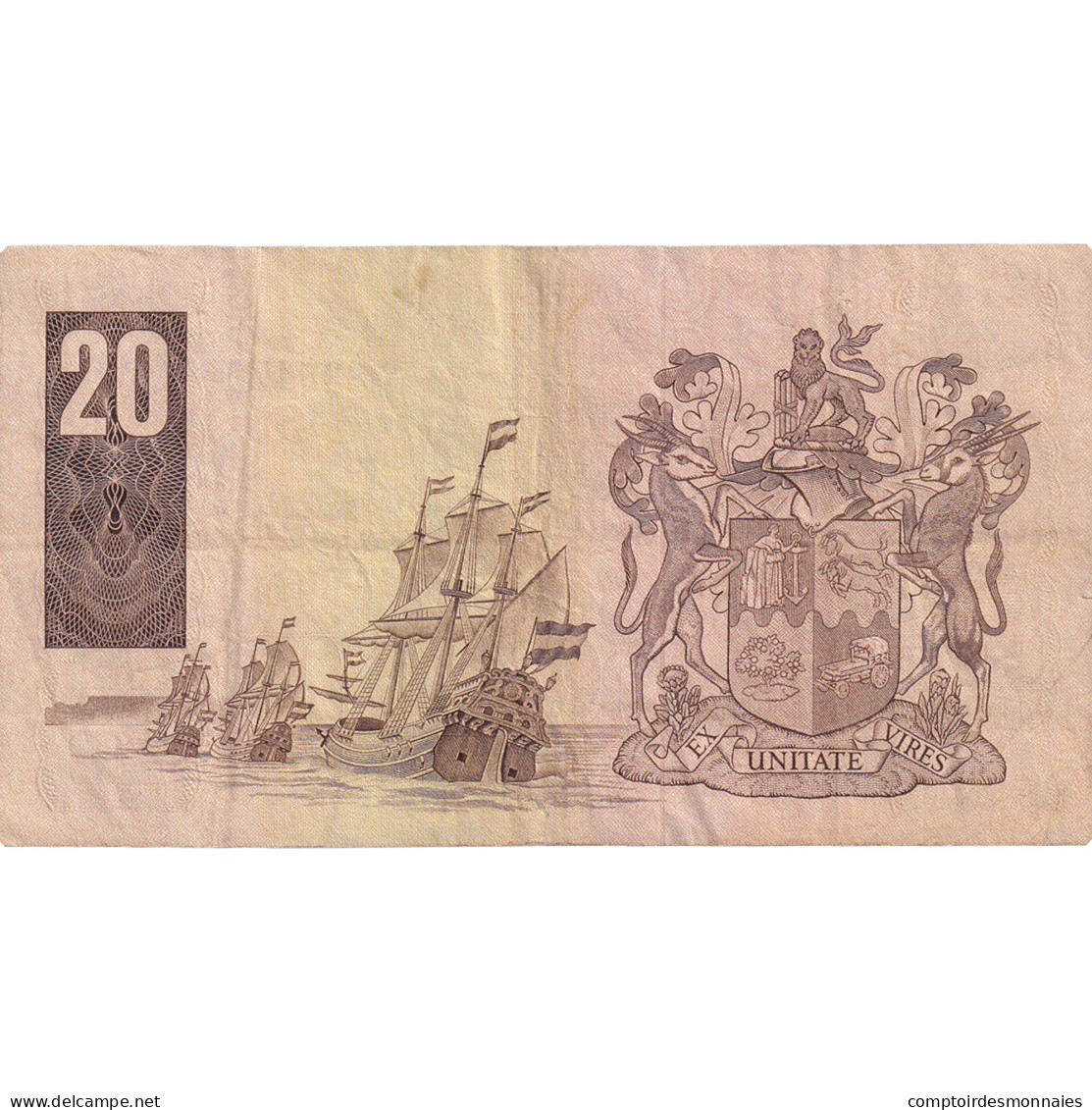 Billet, Afrique Du Sud, 20 Rand, ND (1982-85), KM:121c, TTB - Suráfrica